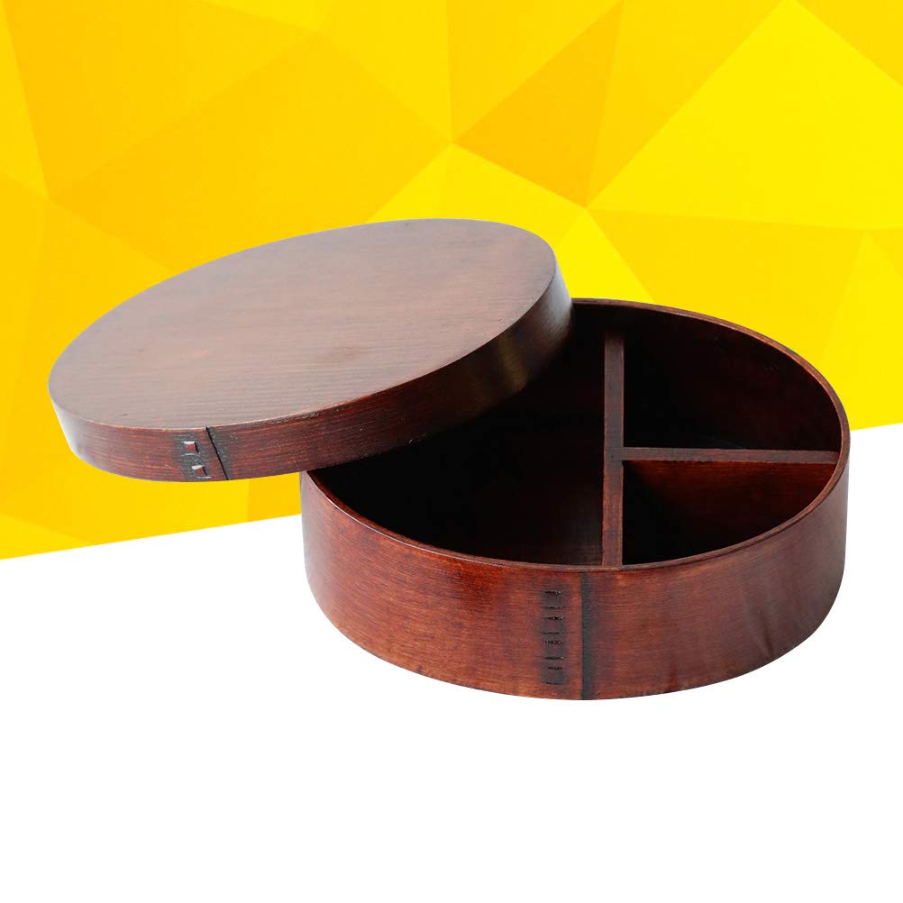 Japanese Bento Box - Eco-Friendly Bamboo Sushi Container with Lid | Reusable Wooden Lunch Box for Adults & Kids | Perfect for Picnics, School Lunches & Meal Prep