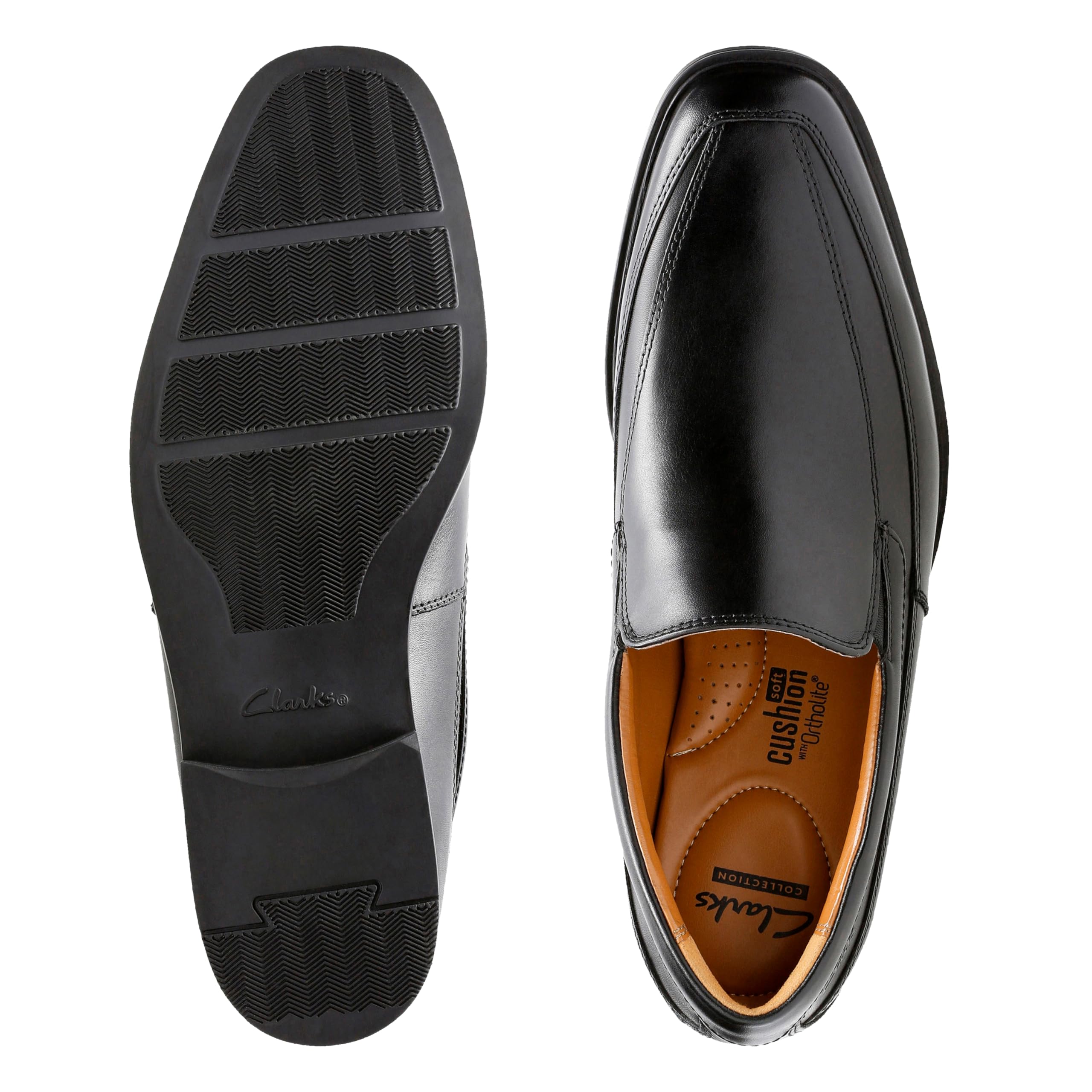 Clarks Men's Loafers - Comfortable Slip-On Dress Shoes for Business & Casual Wear | Perfect for Office, Travel & Everyday Use