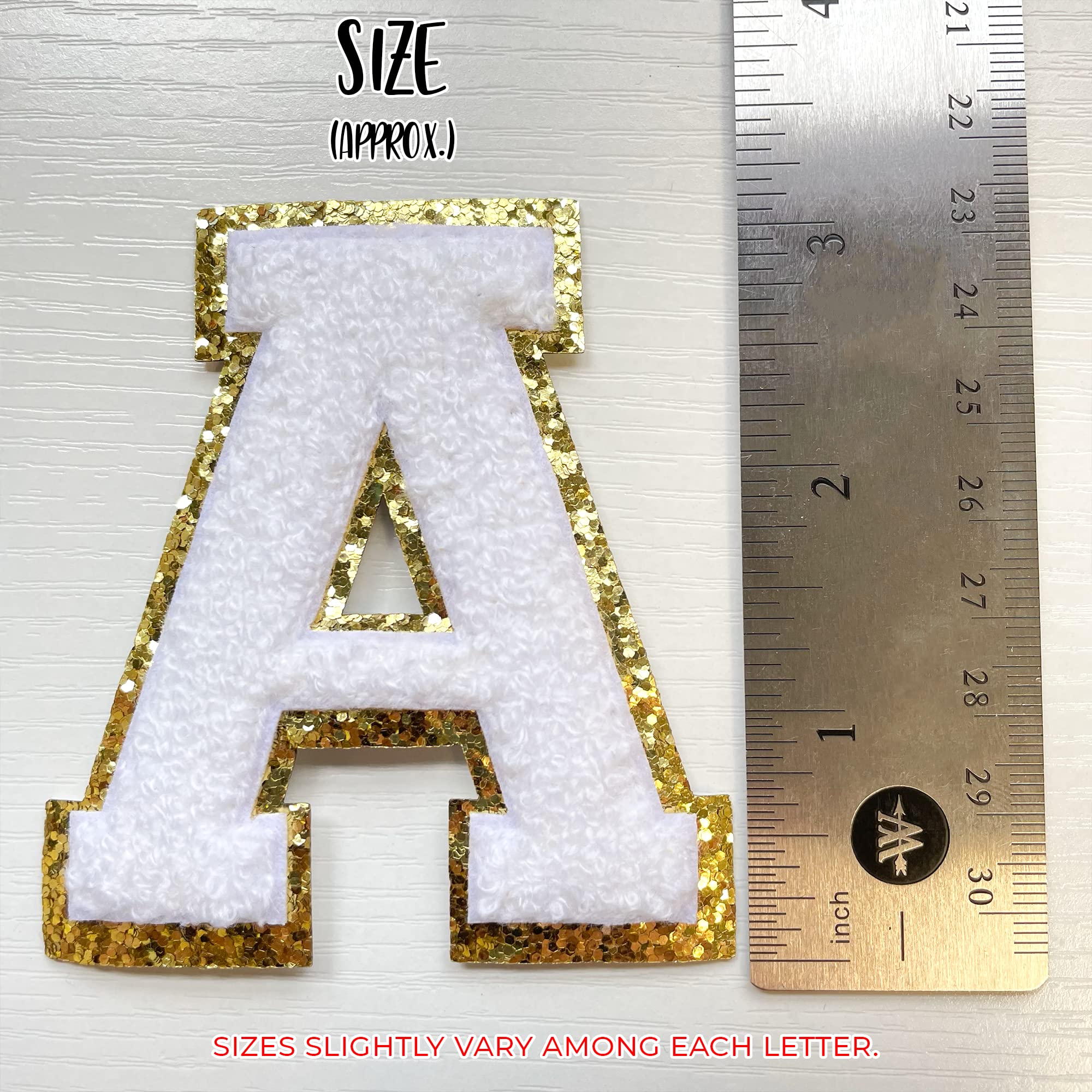 Alpha Sigma Alpha Iron-On Greek Letter Chenille Patch Set - Sorority Apparel Accessories for Jackets, Bags & DIY Crafts - Perfect for Greek Life Events, College Spirit & Custom Clothing