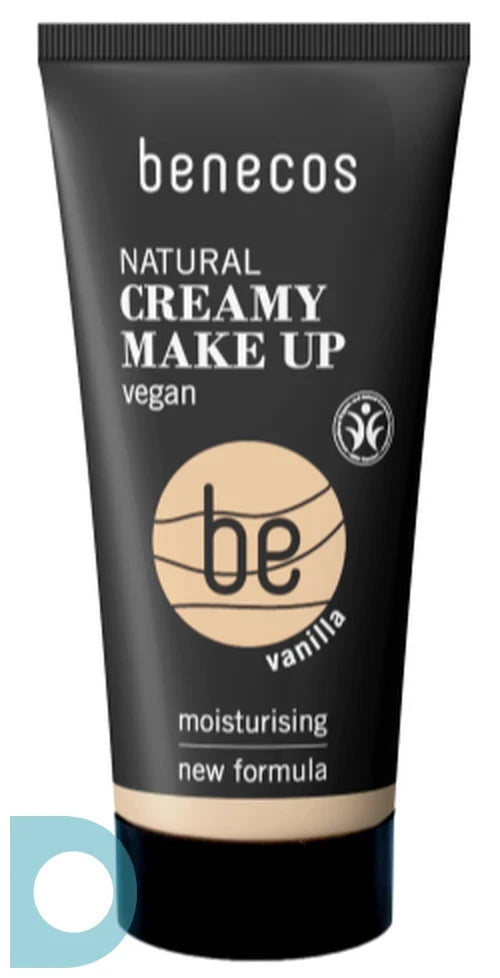 Benecos Natural Creamy Make Up - Vegan & Cruelty-Free Vanilla Foundation for Sensitive Skin | Daily Wear, Photo Shoots & Special Occasions