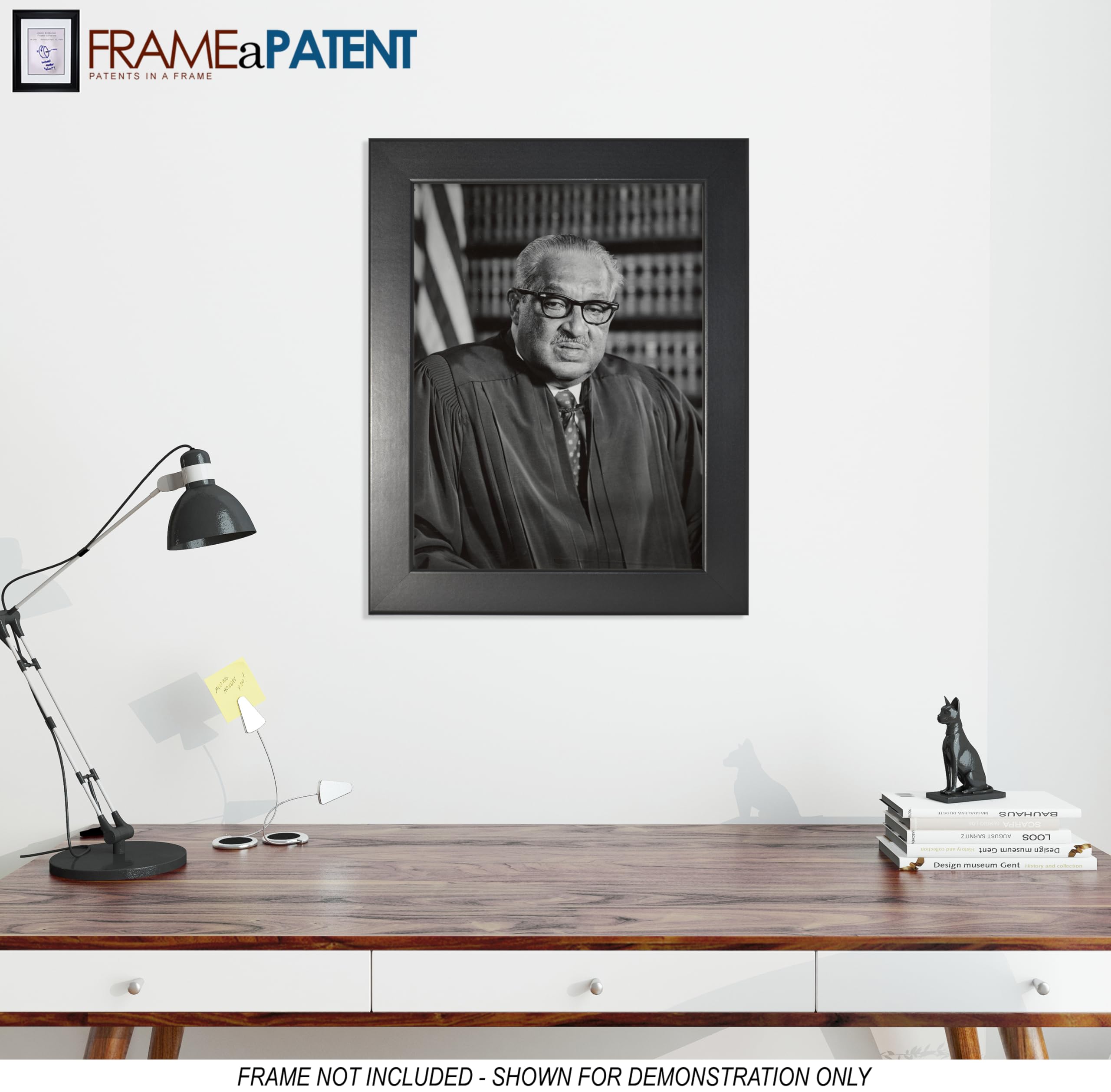 Justice Thurgood Marshall 8x10 Photo Print - 1976 Historical Artwork - High Gloss Finish - Perfect for Home Office Decor, Courtroom Displays & Civil Rights Memorabilia