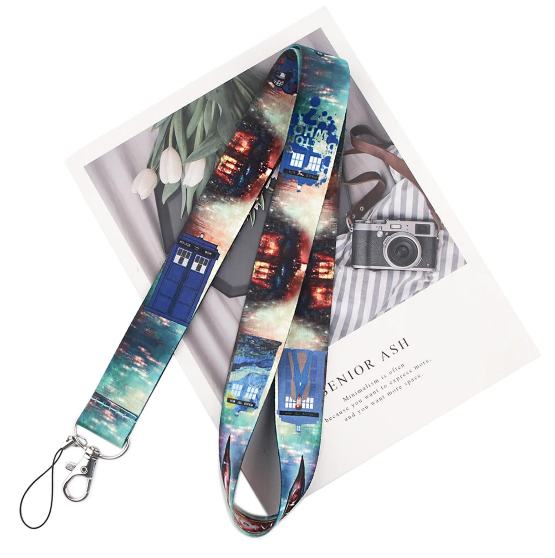 Doctor Who Tardis Keychain Lanyard - 17.7