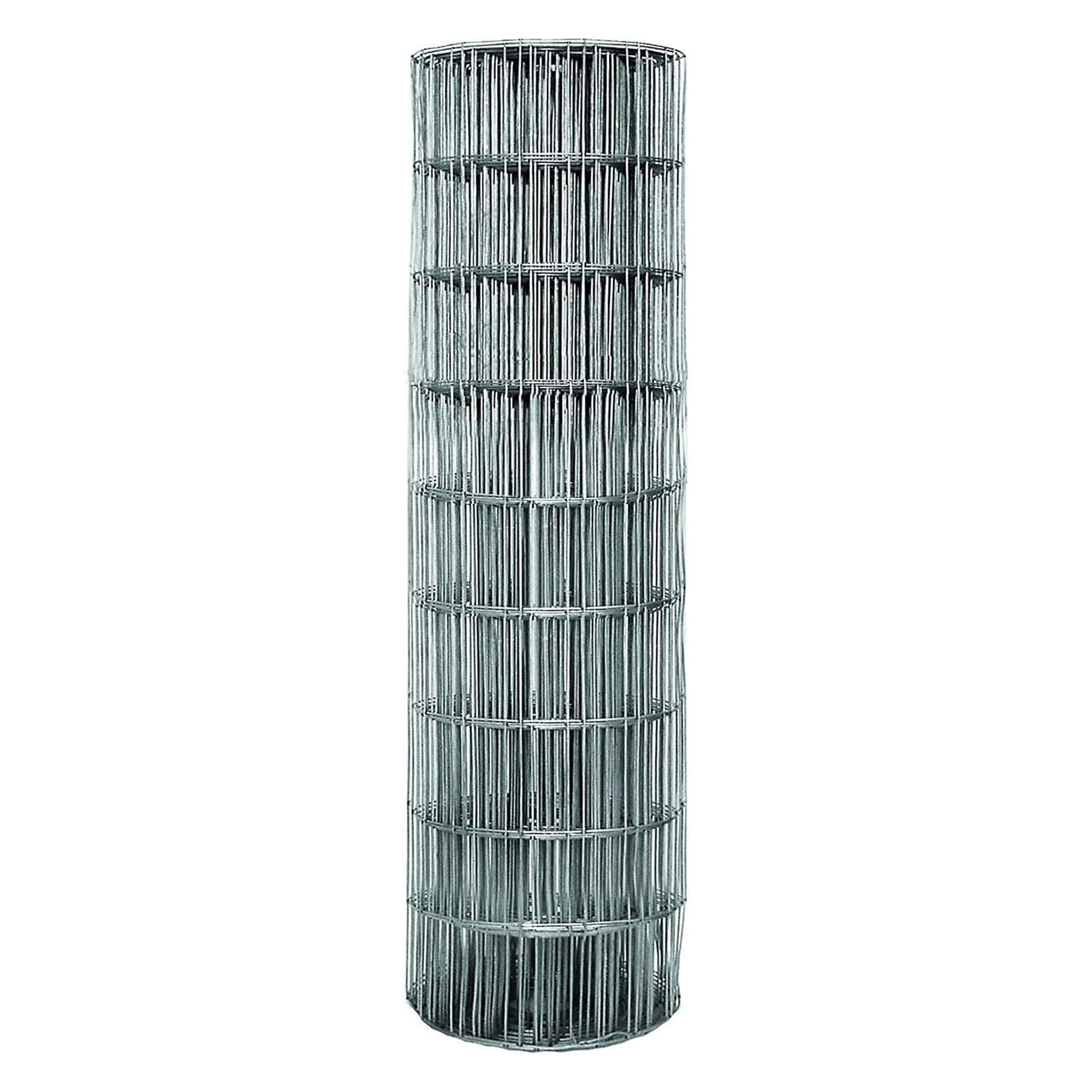 Hot-Dipped Galvanized 14 Gauge Welded Wire Fence - 5'x100' Roll for Farm, Garden & Livestock Enclosure | Heavy Duty Rust-Resistant Fencing for Agriculture, Backyard Security & Animal Protection
