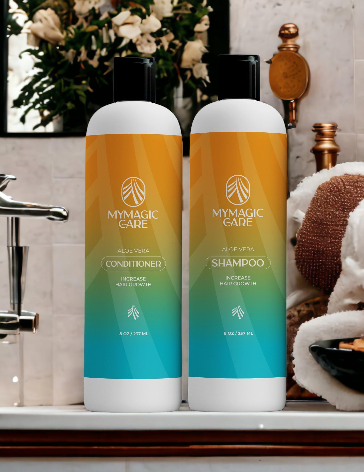 Complete Hair Care Trio Set - Sulfate-Free Deep Cleansing Shampoo, Tangle-Free Conditioner & Hair Growth Oil for Repair, Smoothness & Volume - Promotes Longer, Fuller Hair for Men & Women - Perfect for Daily Hair Care & Salon-Quality Results at Home