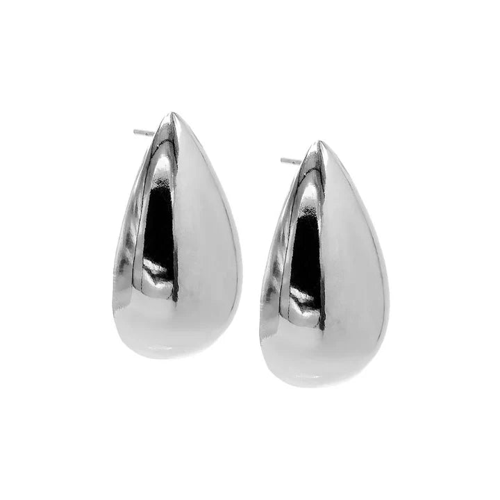 Chunky Teardrop Earrings for Women - Sterling Silver Dangle Earrings | Boho Chic Jewelry for Parties, Weddings & Everyday Wear