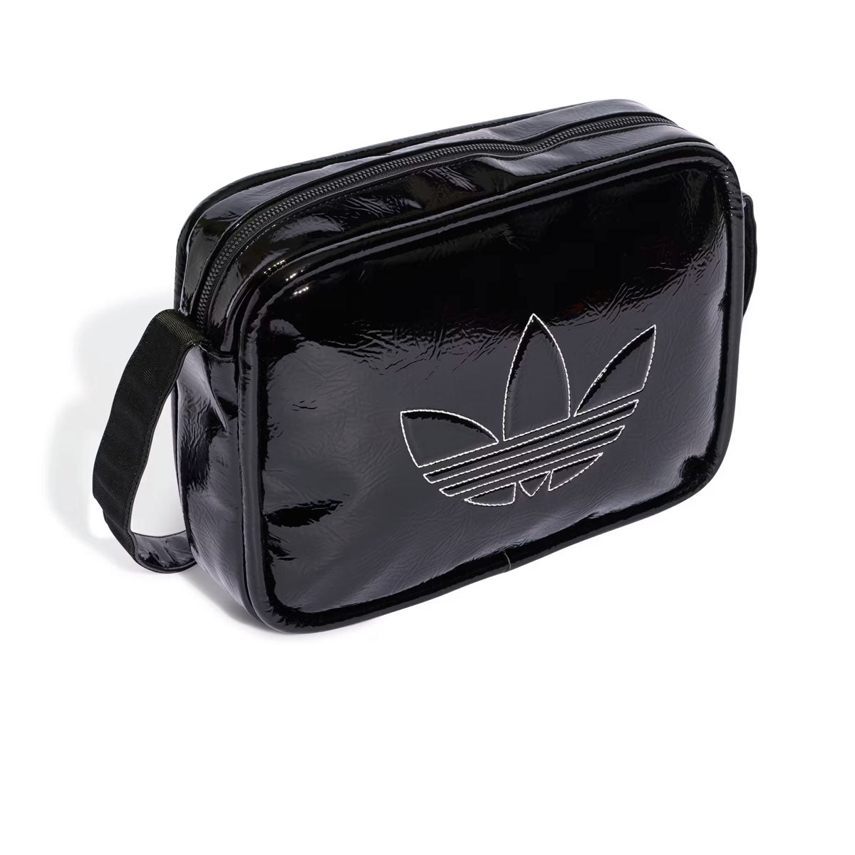 adicolor Premium Airliner Travel Duffel Bag - Black | Stylish Carry-On Luggage for Weekend Trips & Gym Essentials