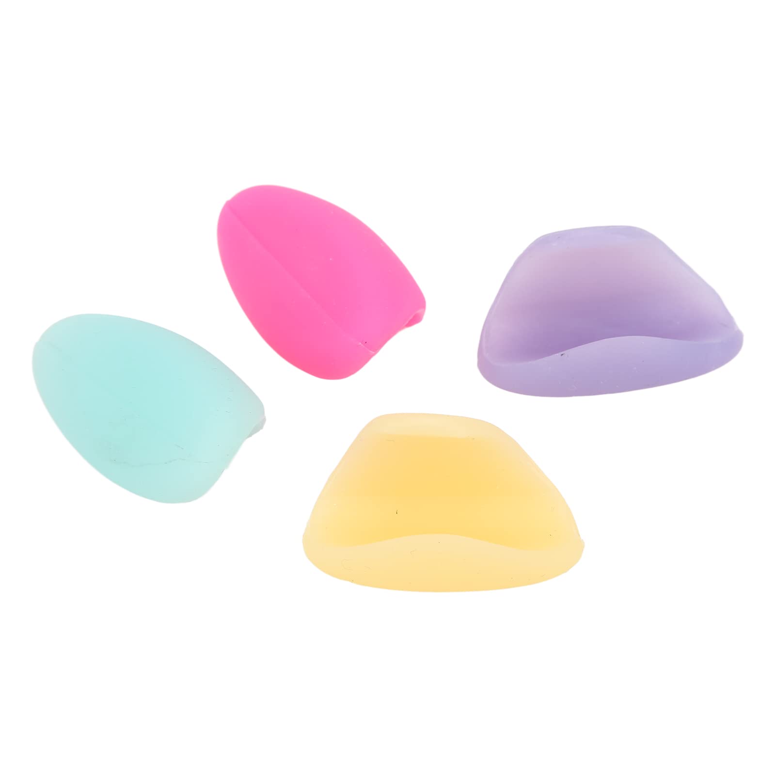 Soft Silicone Flute Thumb Rest Cushions - 4-Piece Finger Cover Set for Wind Instruments | Comfortable & Durable Flute Accessories for Practice & Performance