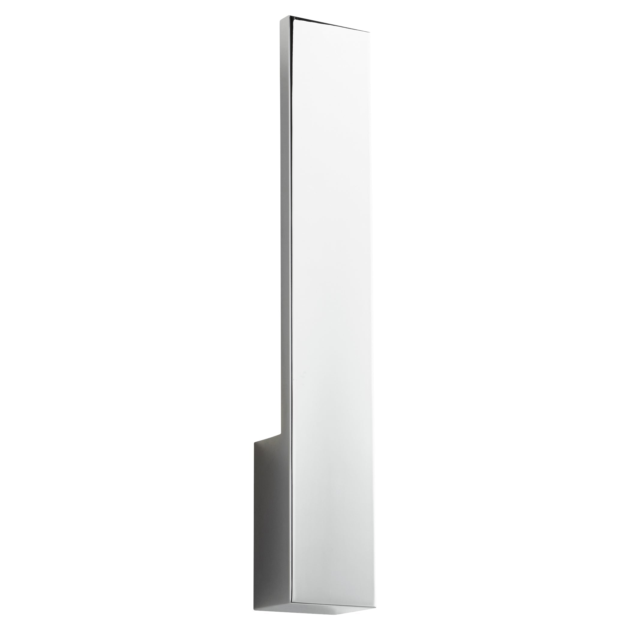 Oxygen Icon 3 511 14 Modern Wall Sconce Light Fixture in Polished Chrome - Perfect for Bedroom, Living Room & Hallway Lighting