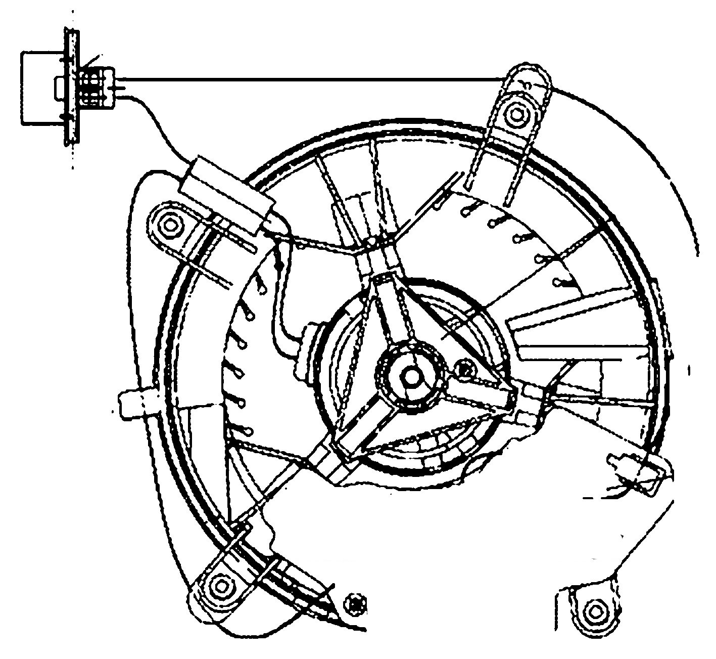 Behr Hella Service 009159461 HVAC Blower Fan for Mercedes-Benz - Replacement Part for Car Air Conditioning System & Climate Control