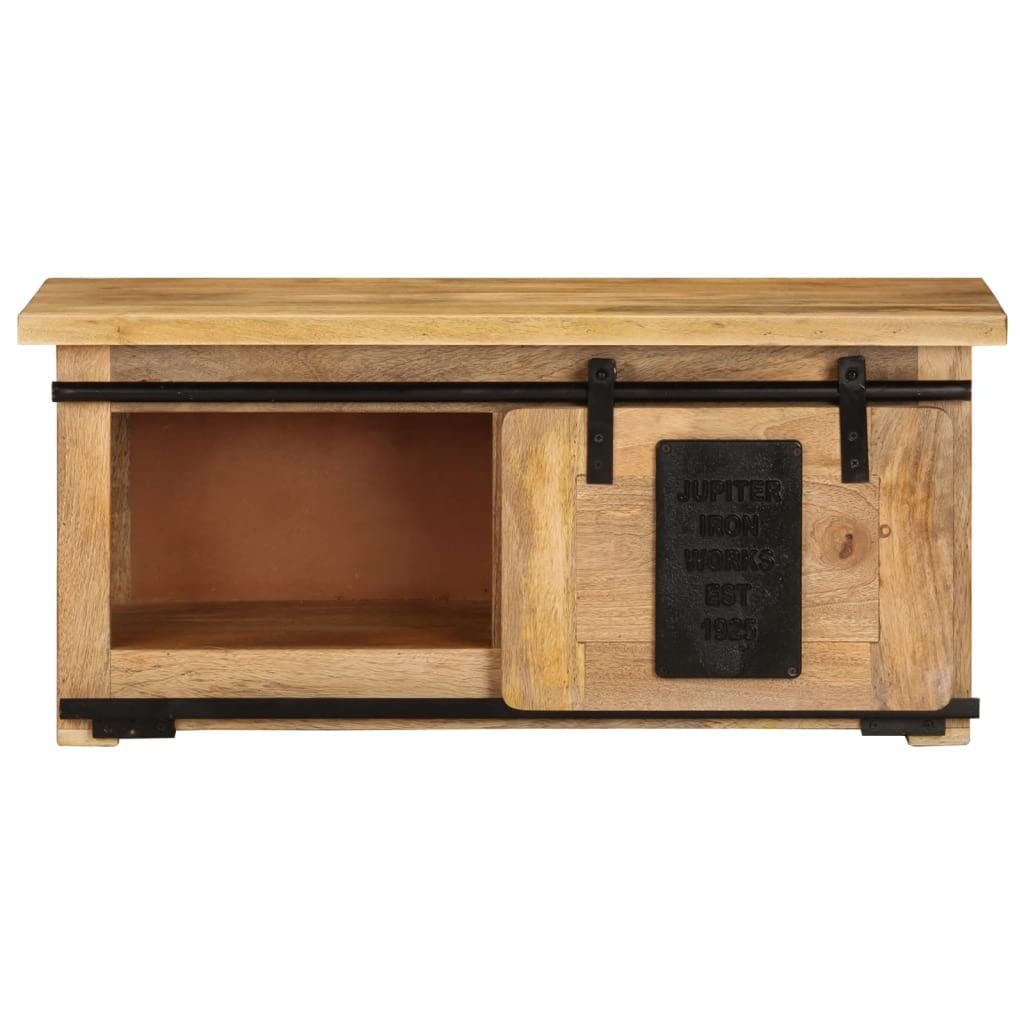 Modern TV Stand with Storage - 35.4