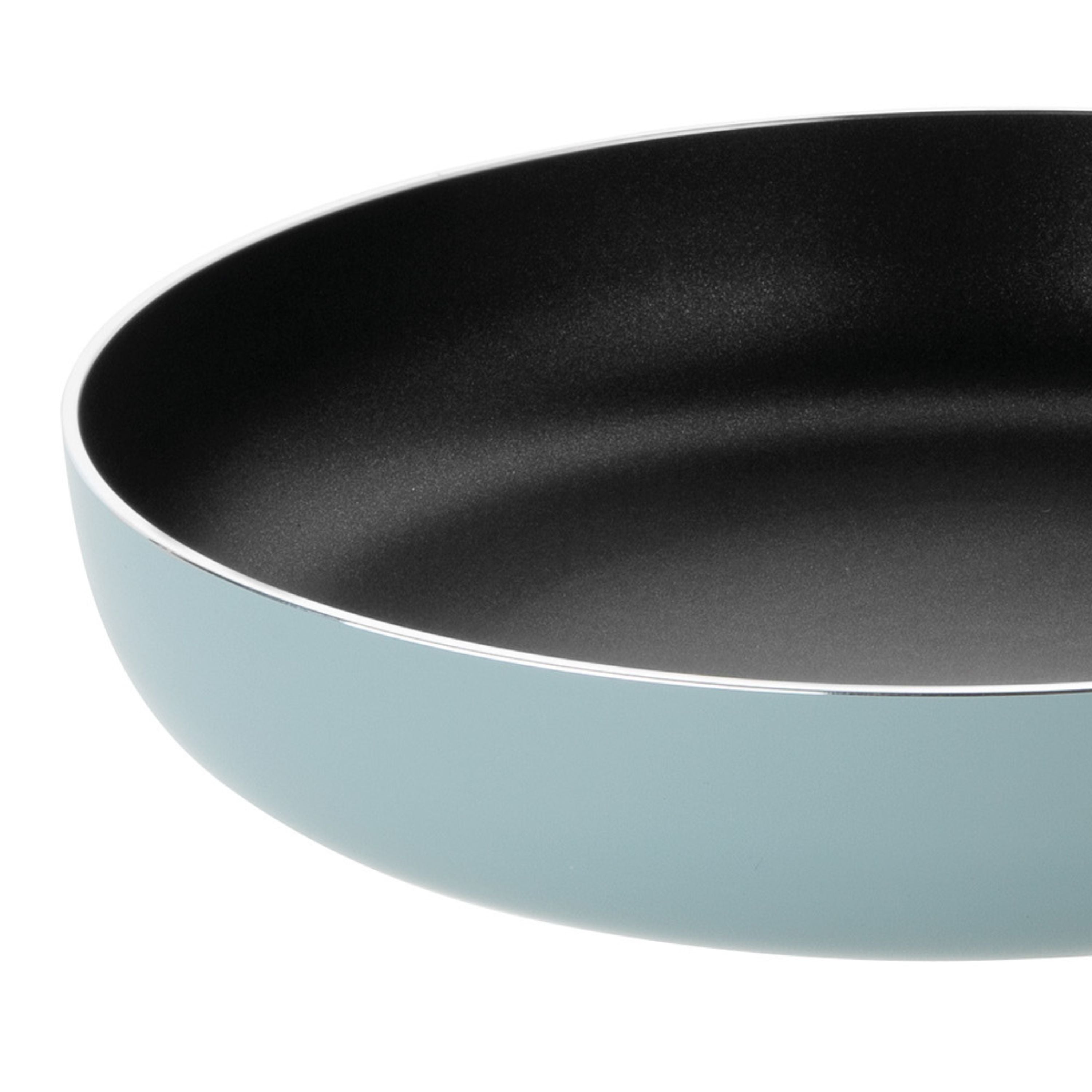 BergHOFF Slate Non-Stick Aluminum Frying Pan 9.5 Inch - Professional Cookware for Healthy Cooking, Perfect for Eggs, Pancakes & Sauteing - Ideal for Home Kitchen & Restaurant Use