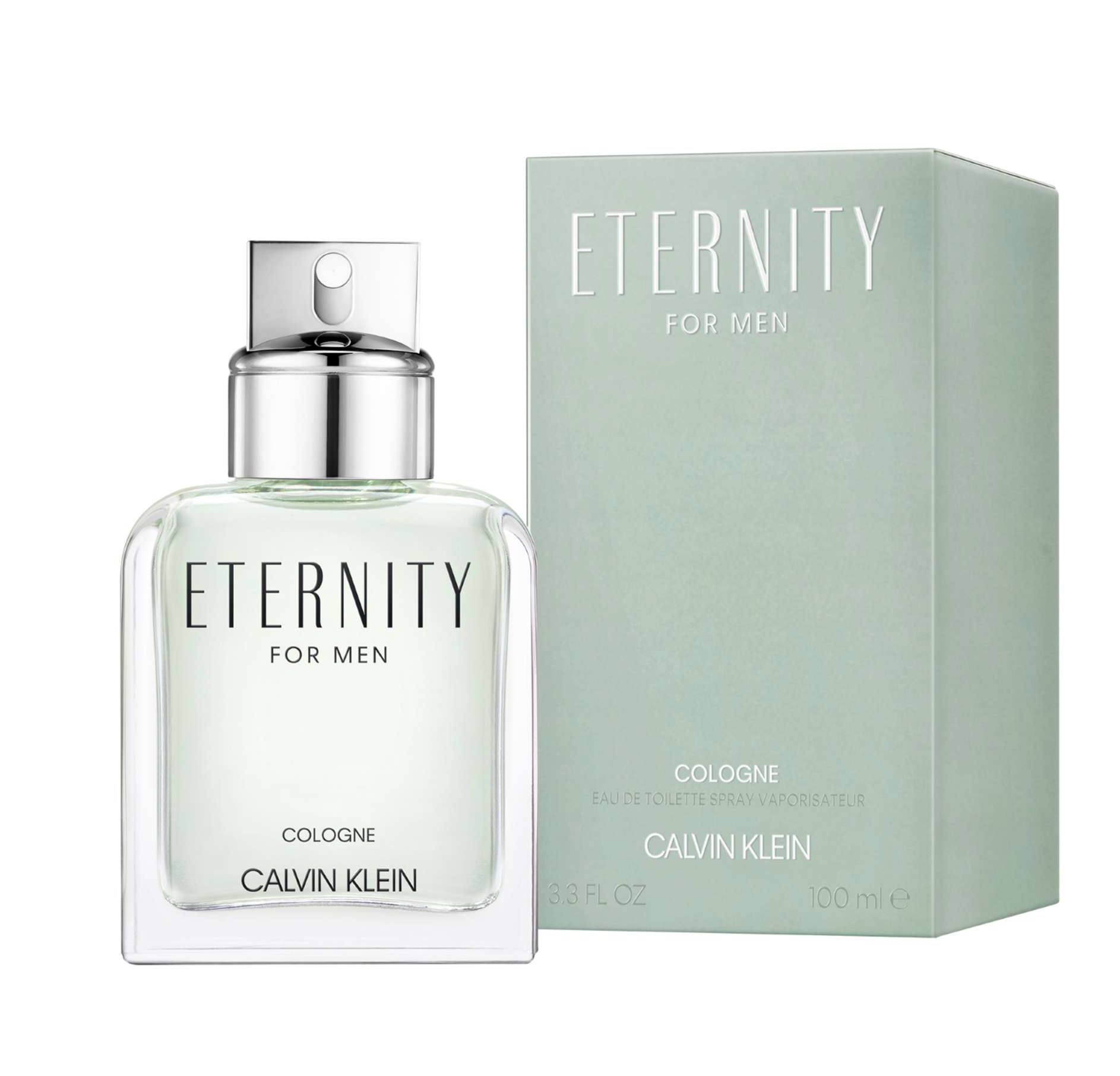 Calvin Klein CK Eternity for Men 100ml Eau De Toilette Spray | Fresh Citrus & Woody Cologne | Perfect for Date Night & Office Wear