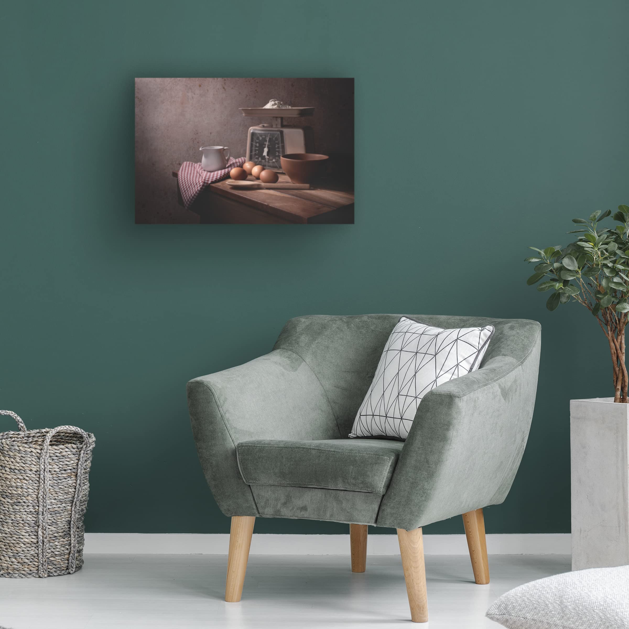 Trademark Fine Art 'Cooking In Quarantine' Canvas Wall Art Print by Margareth Perfoncio - Perfect for Kitchen Decor, Dining Room & Home Office