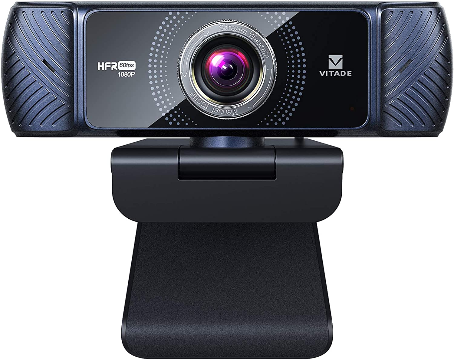 Vitade 682H Pro HD Webcam 1080P 60fps with Built-in Microphone - USB Computer Camera for Streaming, Gaming, Video Conferencing (Mac/Windows/PC/Laptop/Xbox) - Perfect for Skype, OBS, Twitch, YouTube & Xsplit Live Streaming