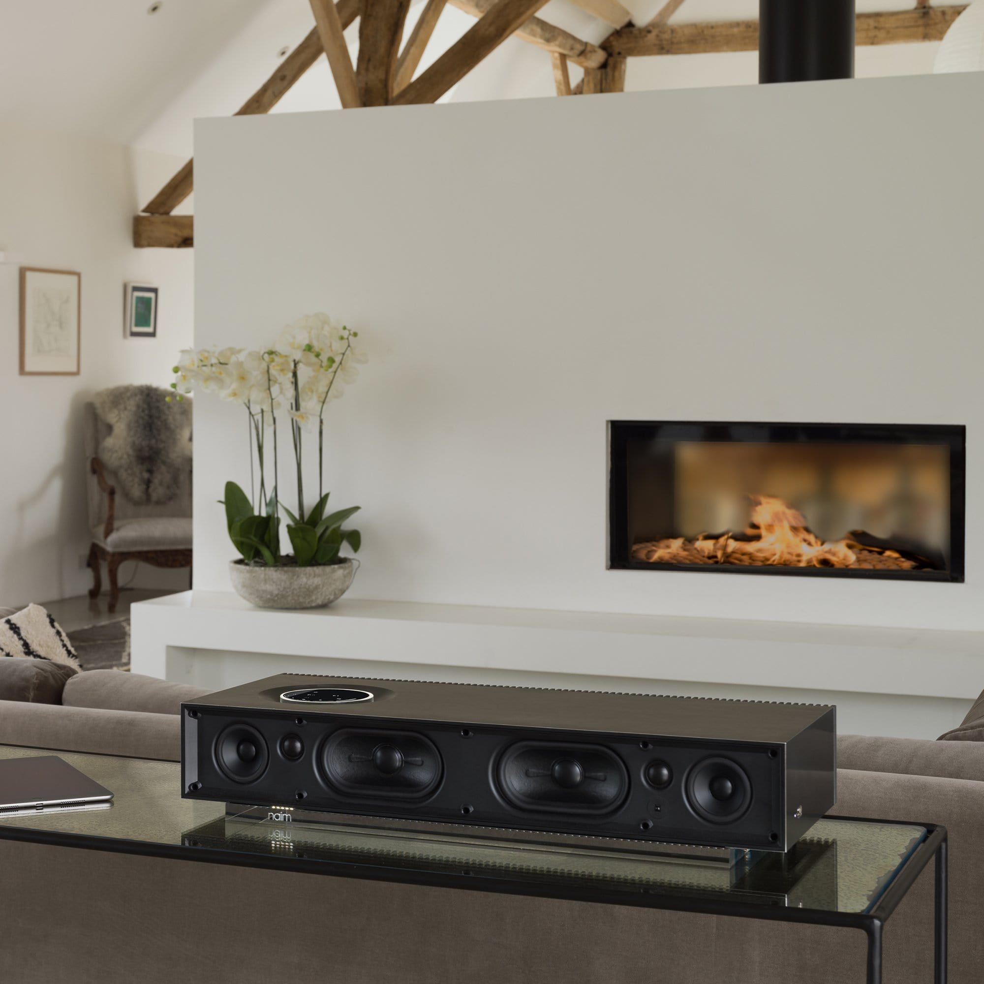 Naim Mu-so 2nd Generation Wireless Music System - High-Fidelity Bluetooth Speaker for Home, Office, and Outdoor Entertainment