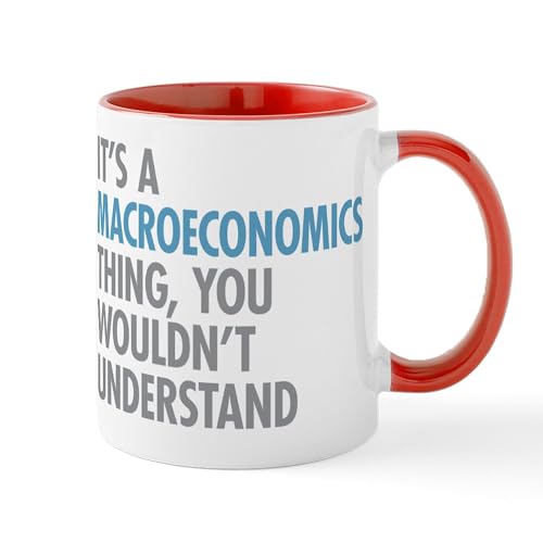 White/Red Inside - Macroeconomics Thing Mugs