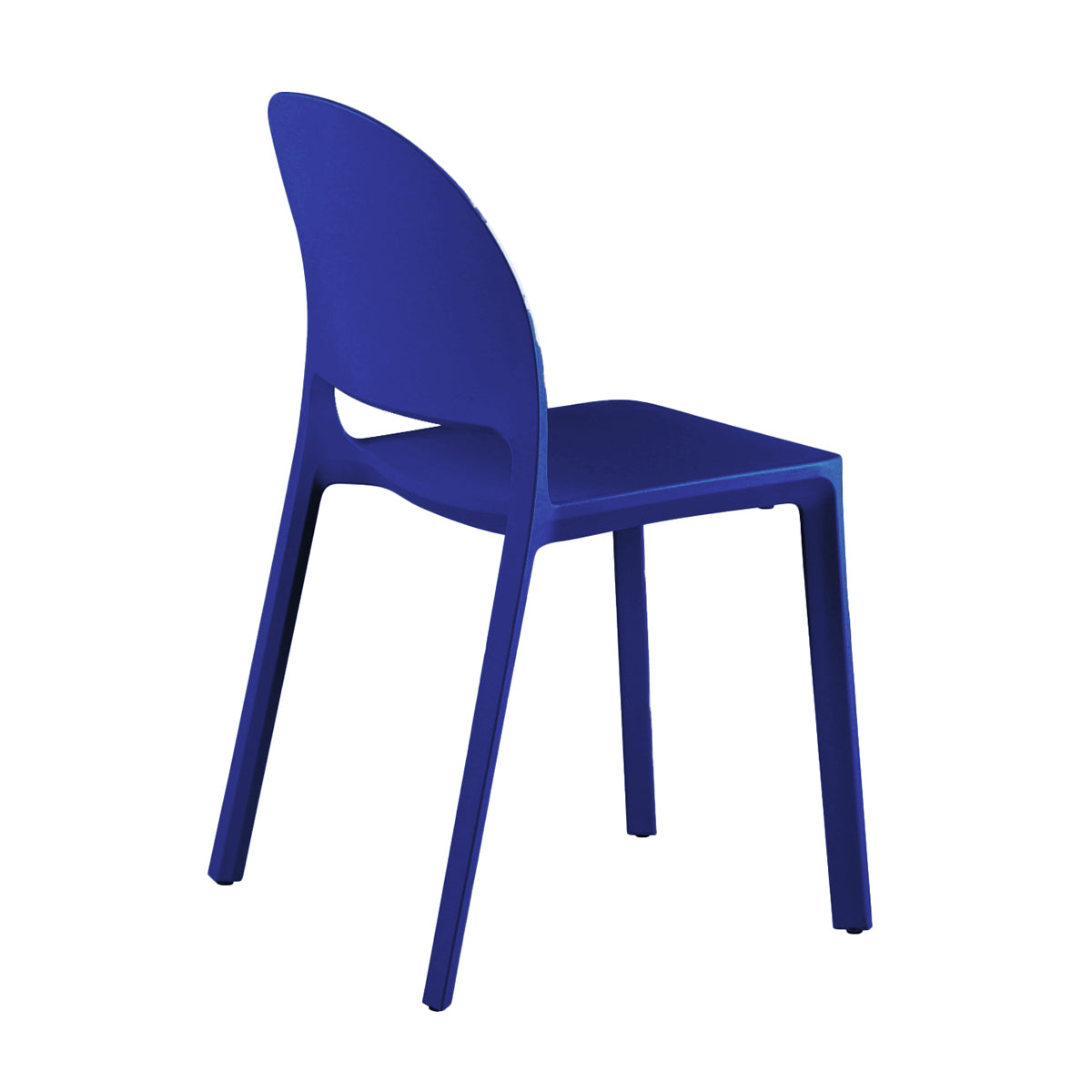 Modern Arch Stacking Dining Chair - Sturdy & Space-Saving Stackable Chairs for Kitchen, Dining Room, or Office - Perfect for Small Spaces & Entertaining