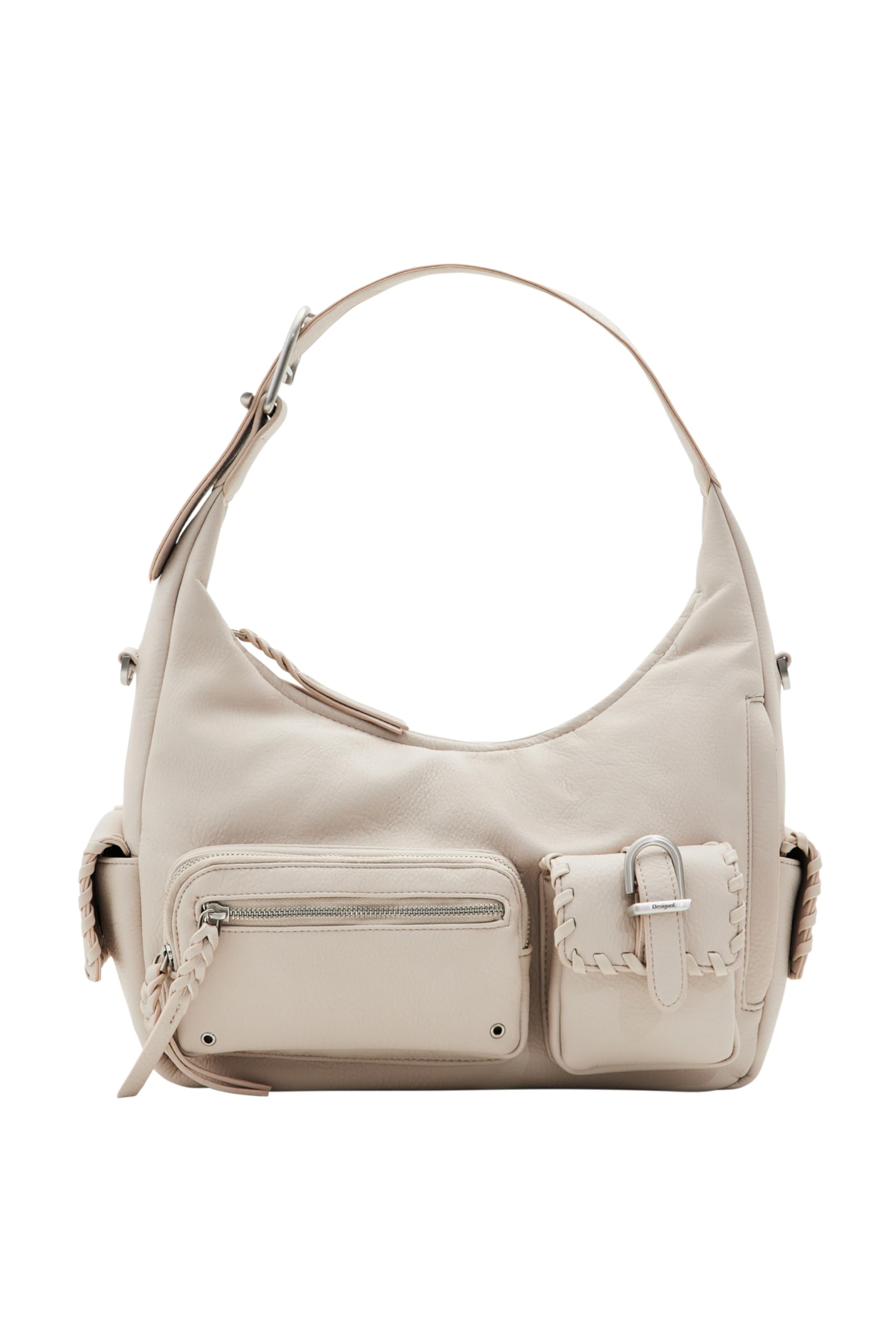 Desigual Women's Pu Leather Shoulder Bag - Stylish Crossbody Purse for Everyday Use, Work, and Travel