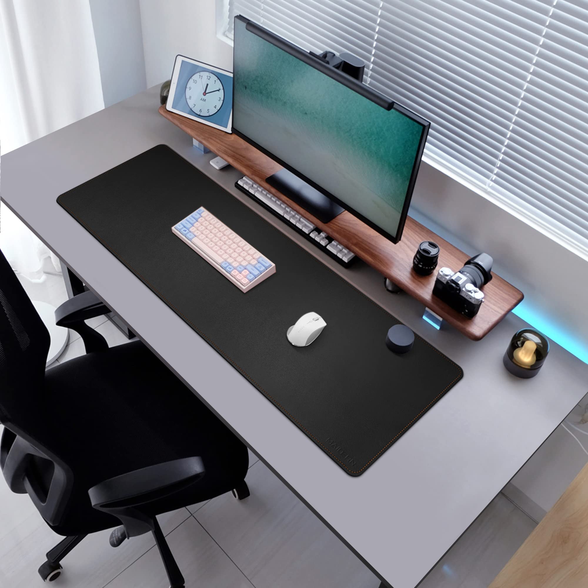 Premium XXL Cork & Leather Desk Pad - 47.2