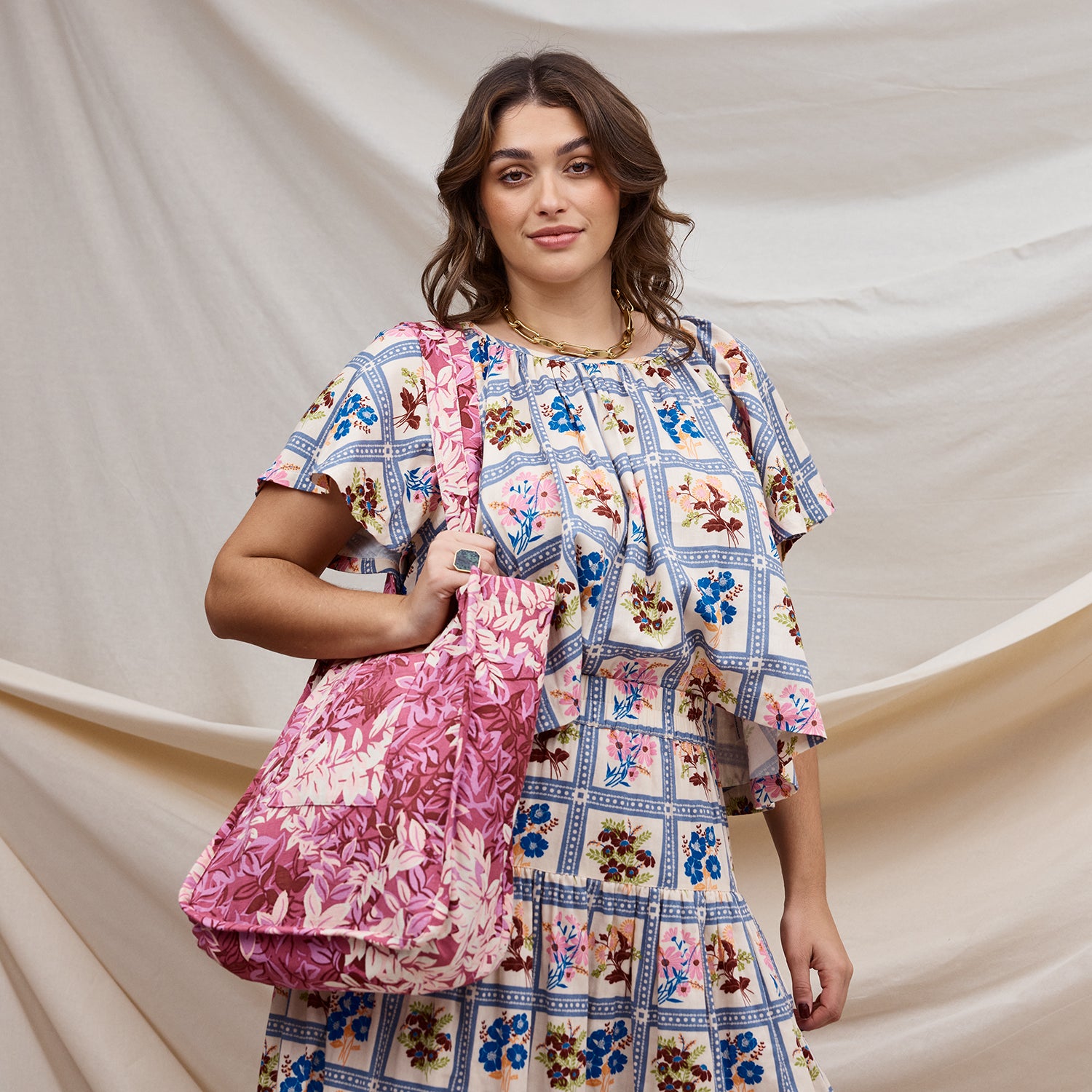 Alka Tote Bag for Women - Stylish Plumberry Shoulder Bag - Perfect for Shopping, Beach, Work & Daily Use