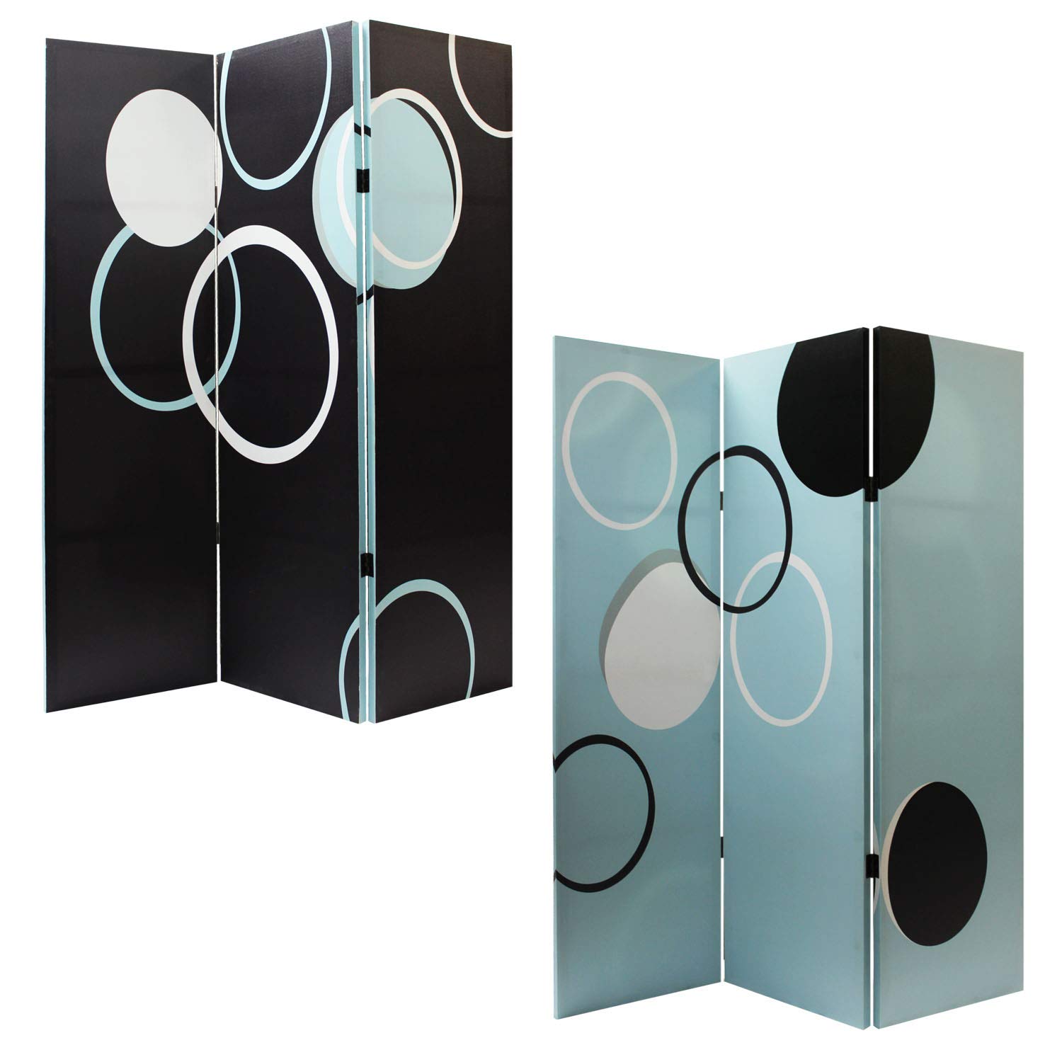 Screen Gems Modalla Room Divider - 6-Panel Folding Privacy Screen for Home & Office - Perfect for Living Room, Bedroom, and Workspace Separation