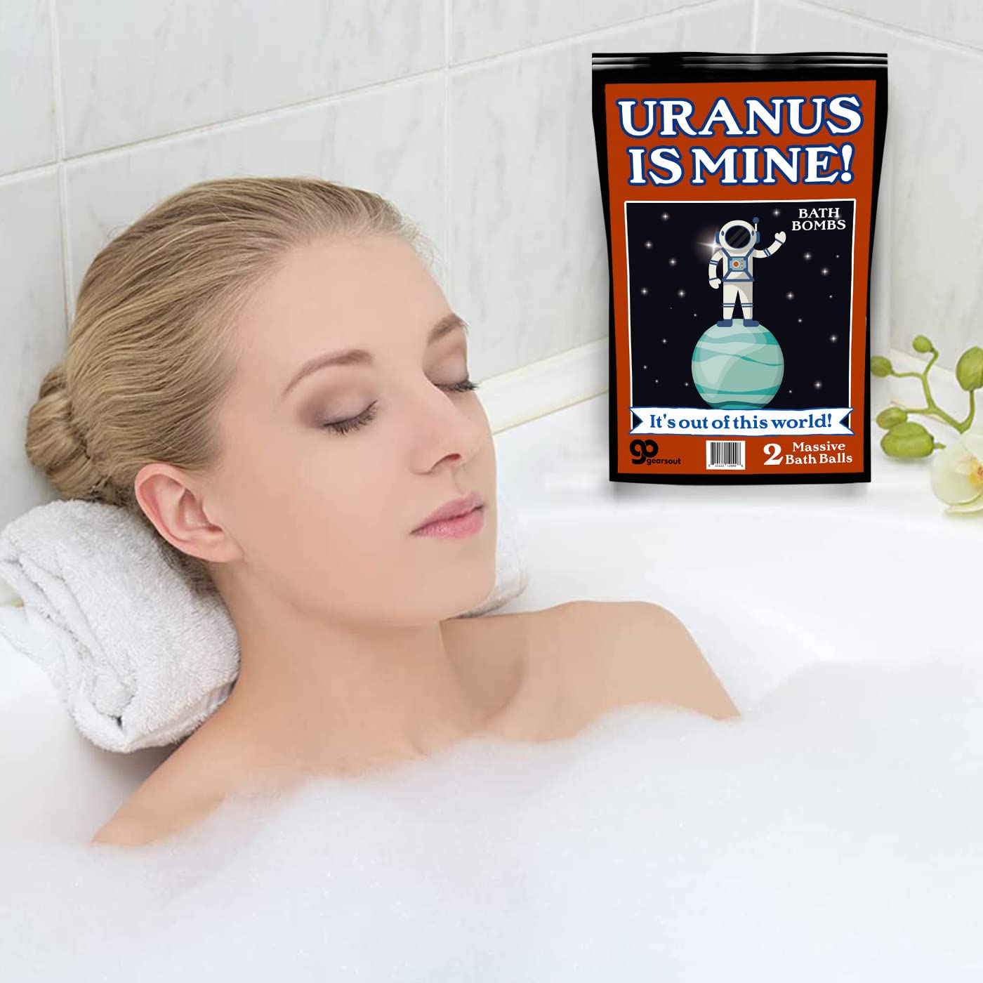 Uranus is Mine Bath Bombs - Funny Gag Gifts for Adults | Christmas Novelty Gift for Santa's Naughty List | Relaxing Bath Bombs for Spa & Gift Giving