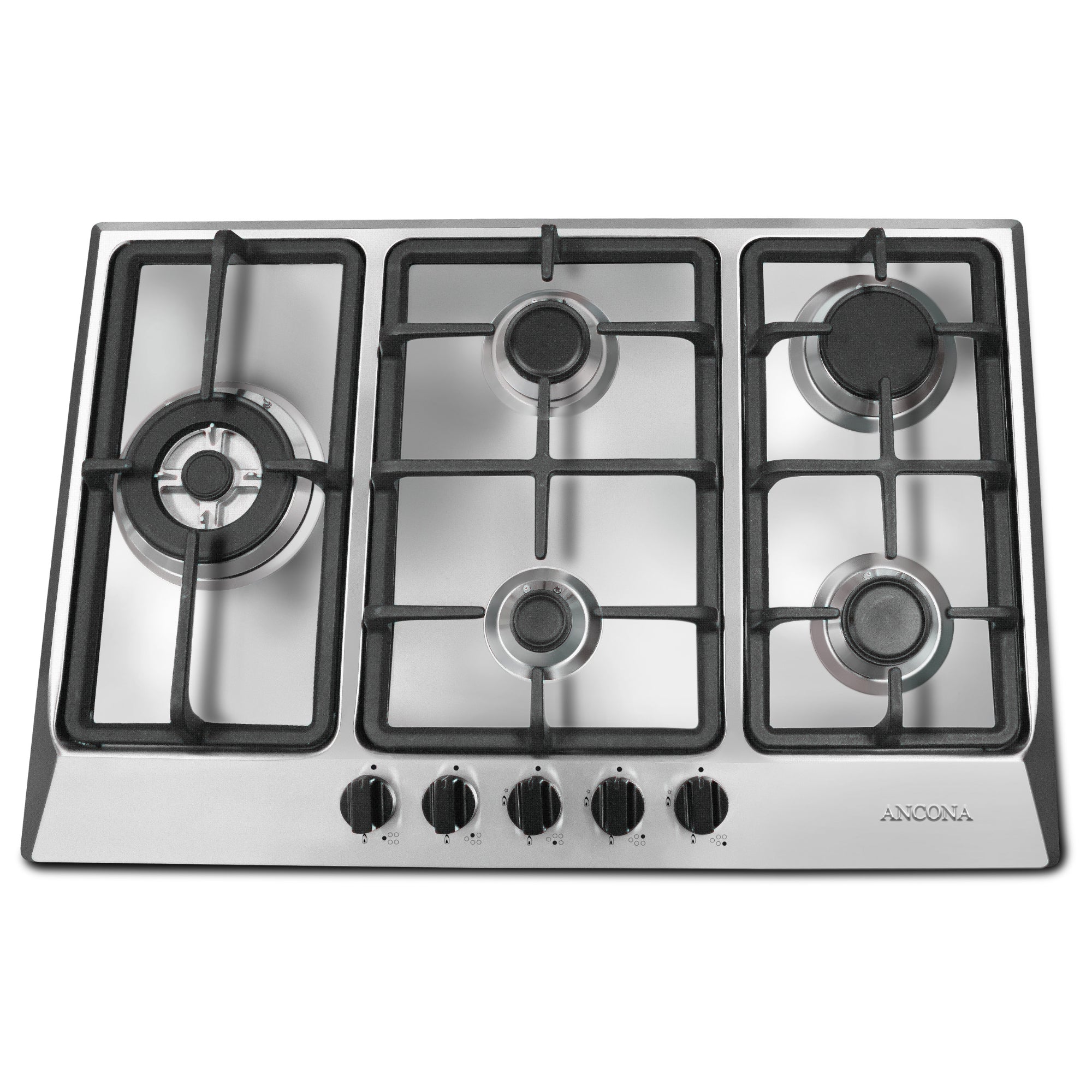 30 Inch 5 Burner Professional Gas Cooktop - Stainless Steel Built-in Stovetop for Home Kitchen | Perfect for Cooking, Grilling & Entertaining