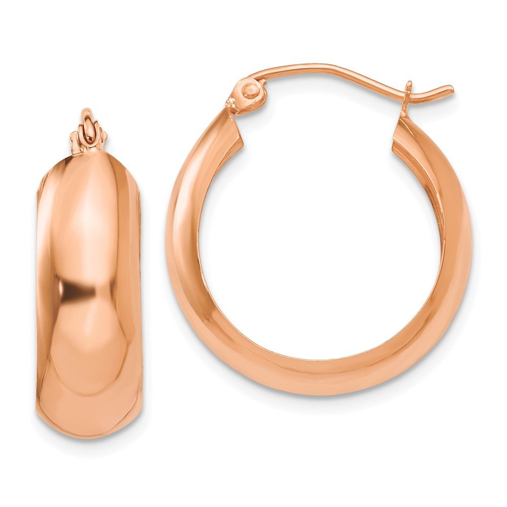 14k Rose Gold Hoop Earrings for Women - Dainty & Elegant Jewelry - Perfect for Everyday Wear, Date Nights & Special Occasions