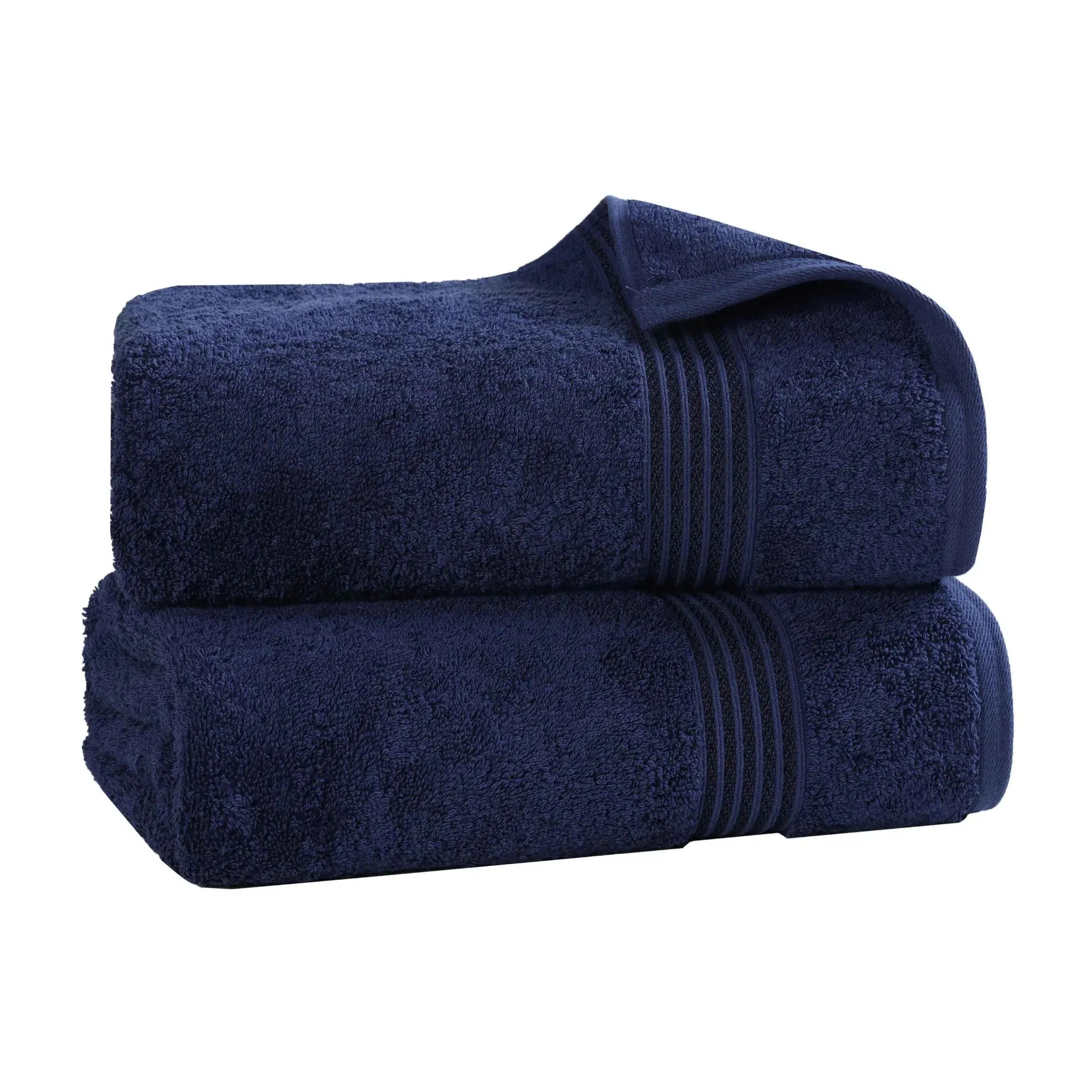 Premium Egyptian Cotton Bath Towel Set of 2 - Ultra Soft & Highly Absorbent Luxury Bath Sheets for Spa, Hotel & Home Use - 100% Heritage Cotton (White)