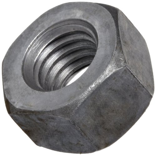 Small Parts Steel Hex Nut, Plain Finish, Grade 2, ASME B18.2.2, 7/16