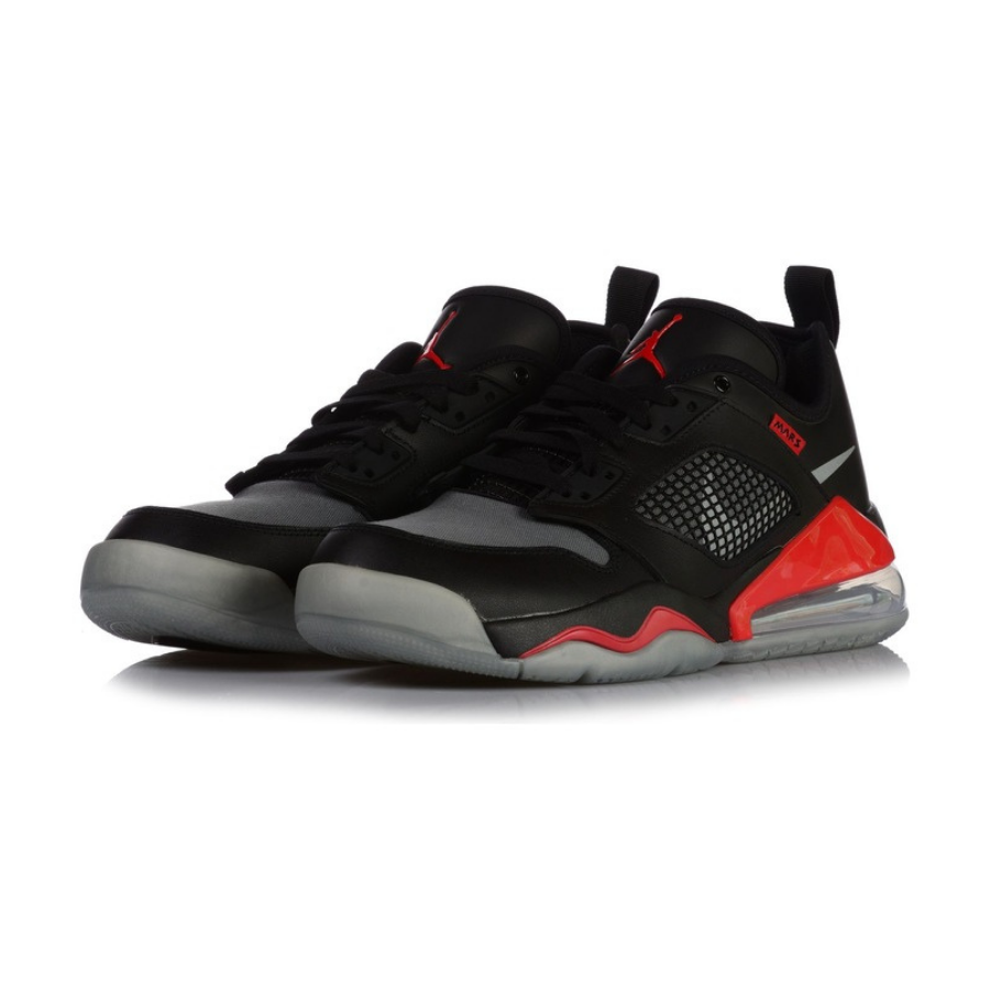 Jordan Mars 270 Low Sneakers - Camo Black Red Basketball Shoes for Men - Comfortable Athletic Shoes for Running, Training & Casual Wear