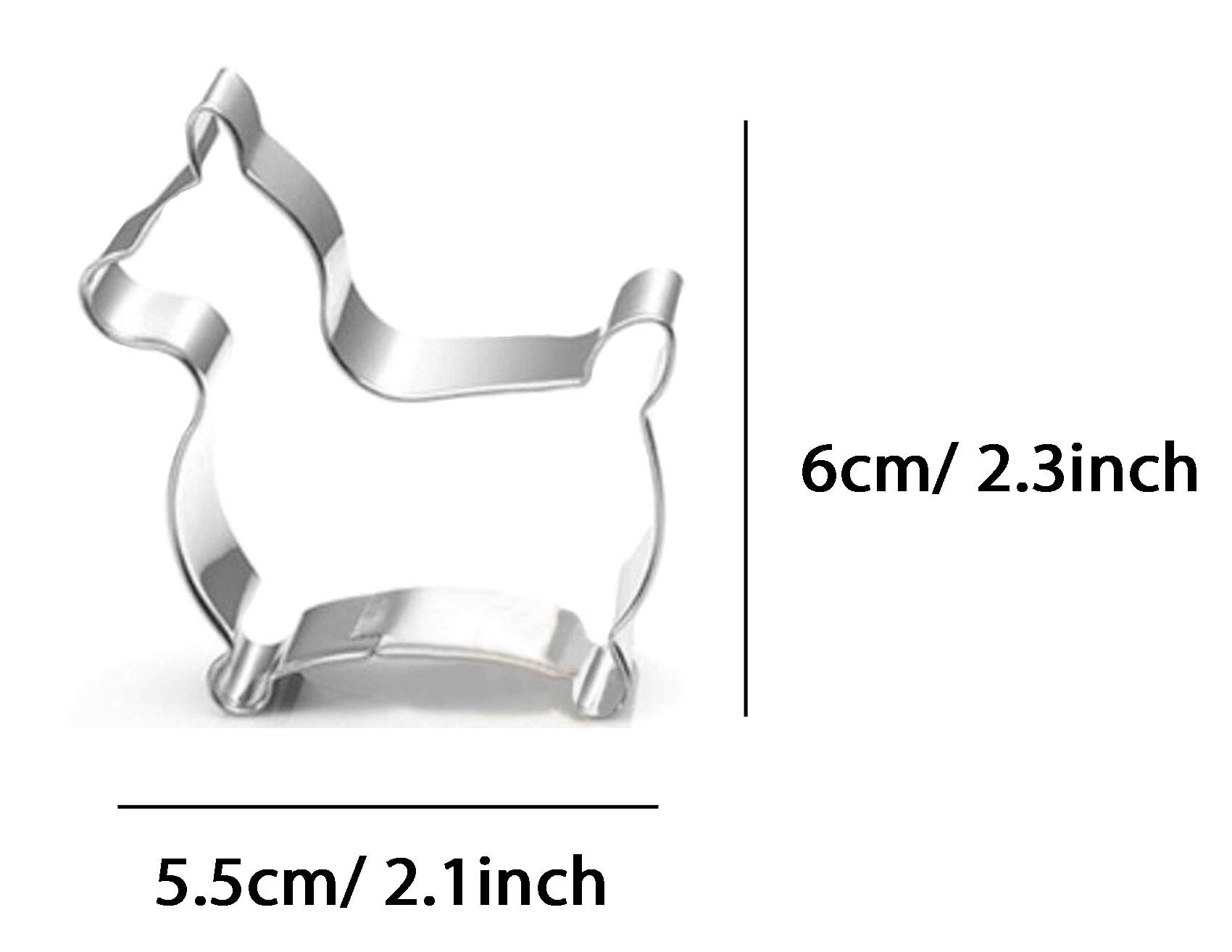 Dog-Shaped Cookie Cutter for Short-Legged Breeds - Perfect for Baking Dog Treats, Birthday Cakes & Pet-Themed Parties
