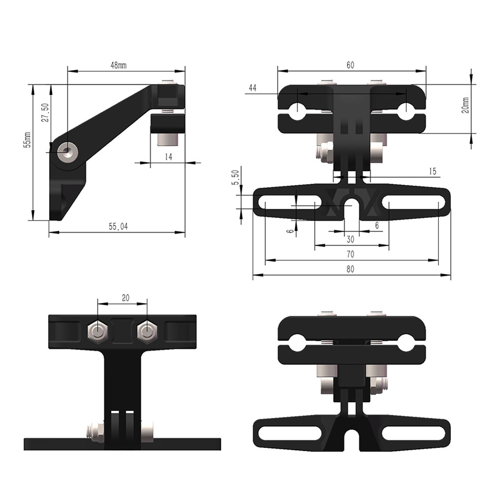 Electric Bike Tail Light Bracket - Universal Rear Rack Light Mount for Bicycle Accessories | Perfect for Night Riding Safety & Commuter Cycling