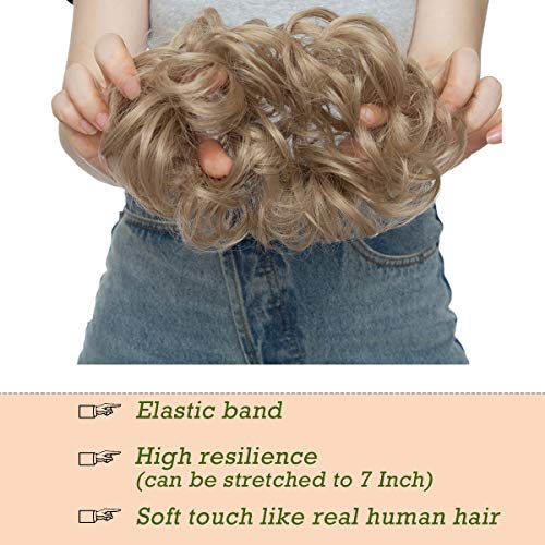 Messy Bun Hair Extension for Curly Hair - Clip-in Updo Hairpiece for Women | Perfect for Weddings, Parties & Everyday Styling