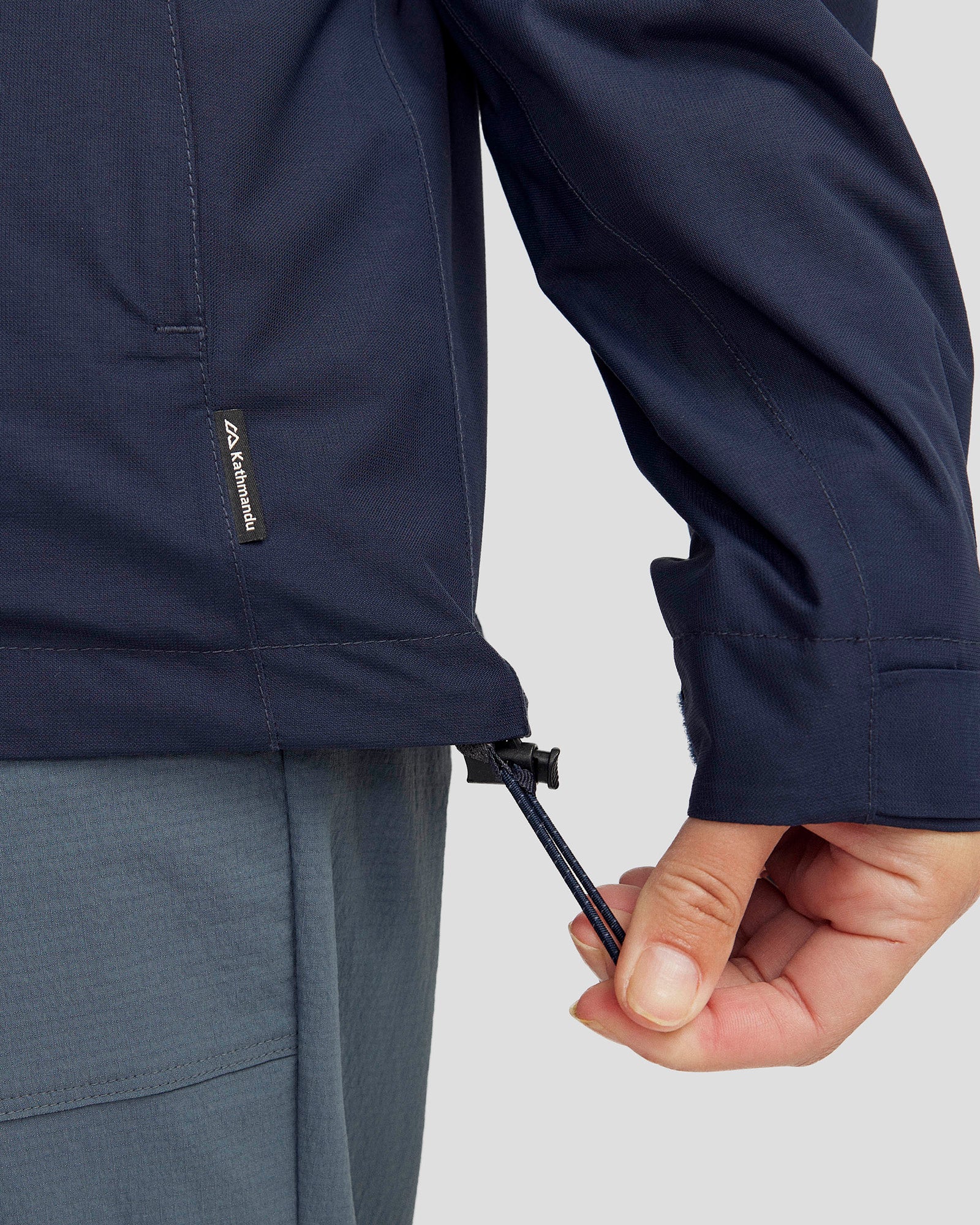 Andulo 2-Layer Waterproof Rain Jacket for Women - Pure Navy Blue - Lightweight Windbreaker for Hiking, Commuting & Outdoor Activities