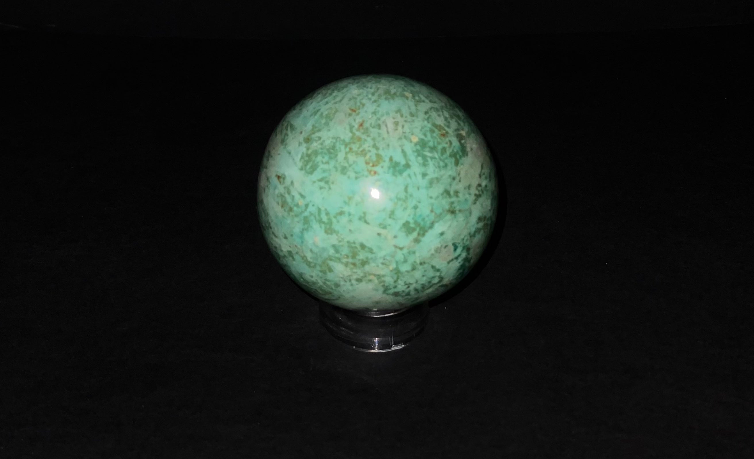 Natural Chrysocolla Stone Beads for Jewelry Making - Healing Crystal for Stress Relief & Spiritual Balance - Perfect for Necklaces, Bracelets & DIY Crafts