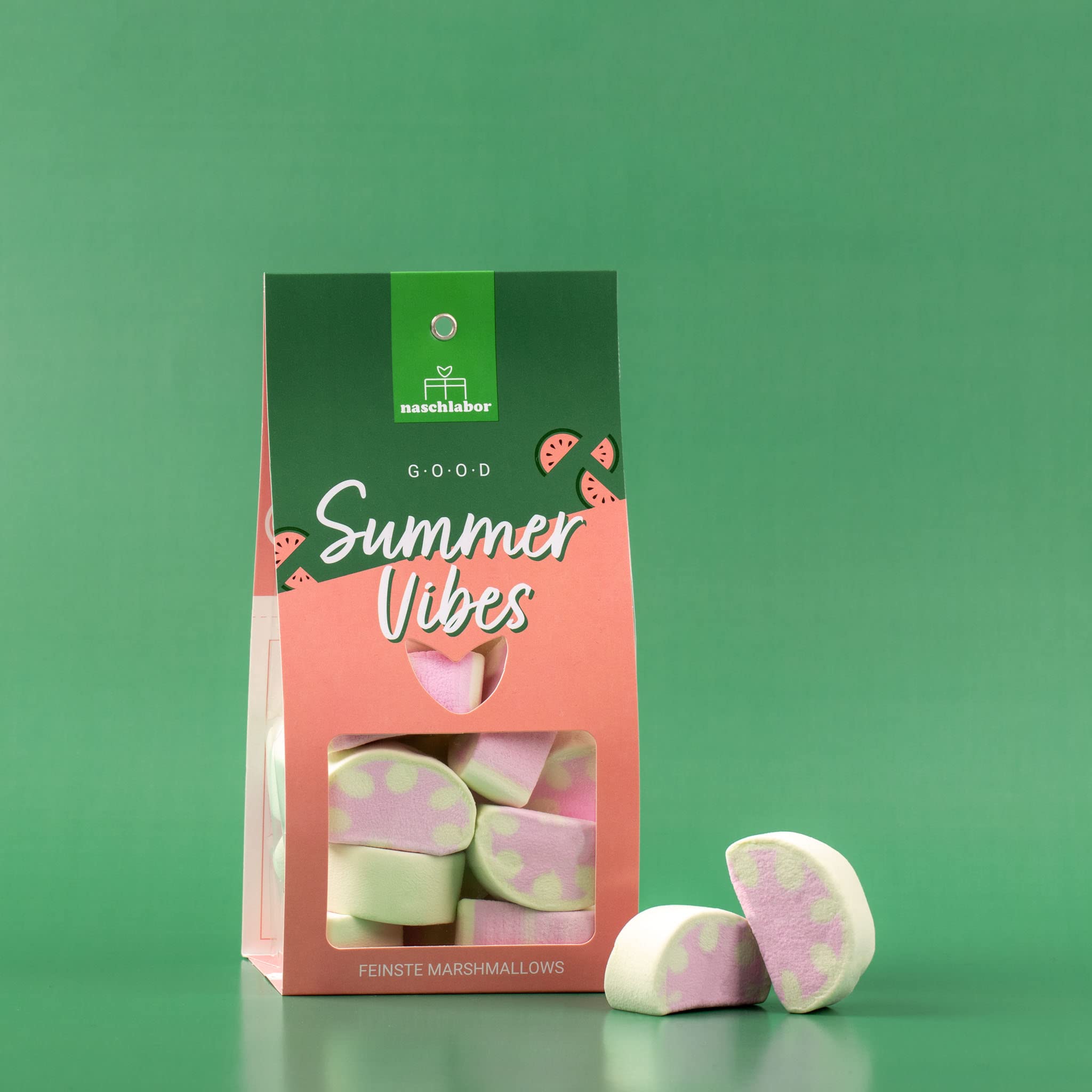 Delicious Watermelon Shaped Marshmallows - Sweet Summer Treats for Gifting, Parties & Snacking | Premium Melon Flavored Marshmallows in Cute Gift Packaging