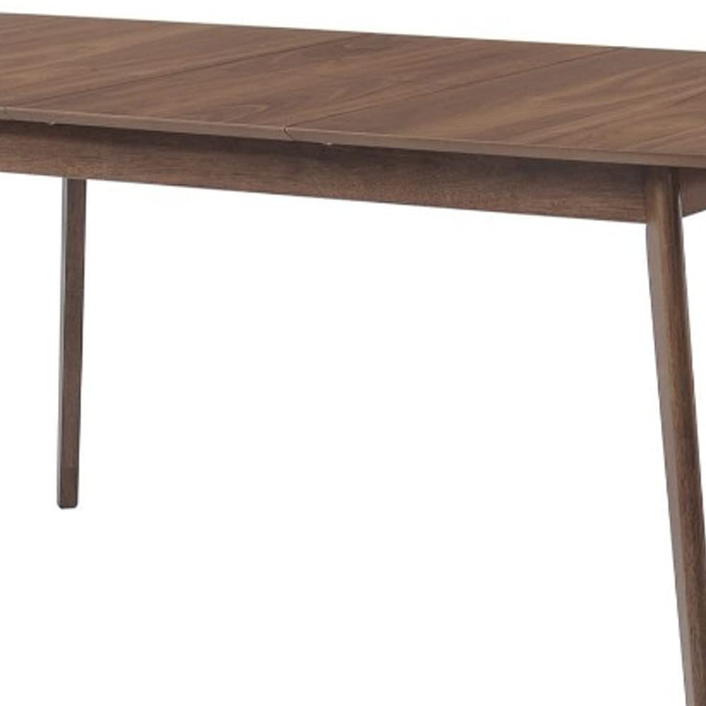 Benzara Brown Dining Table - Stylish Solid Wood Design for Modern Kitchens and Dining Rooms