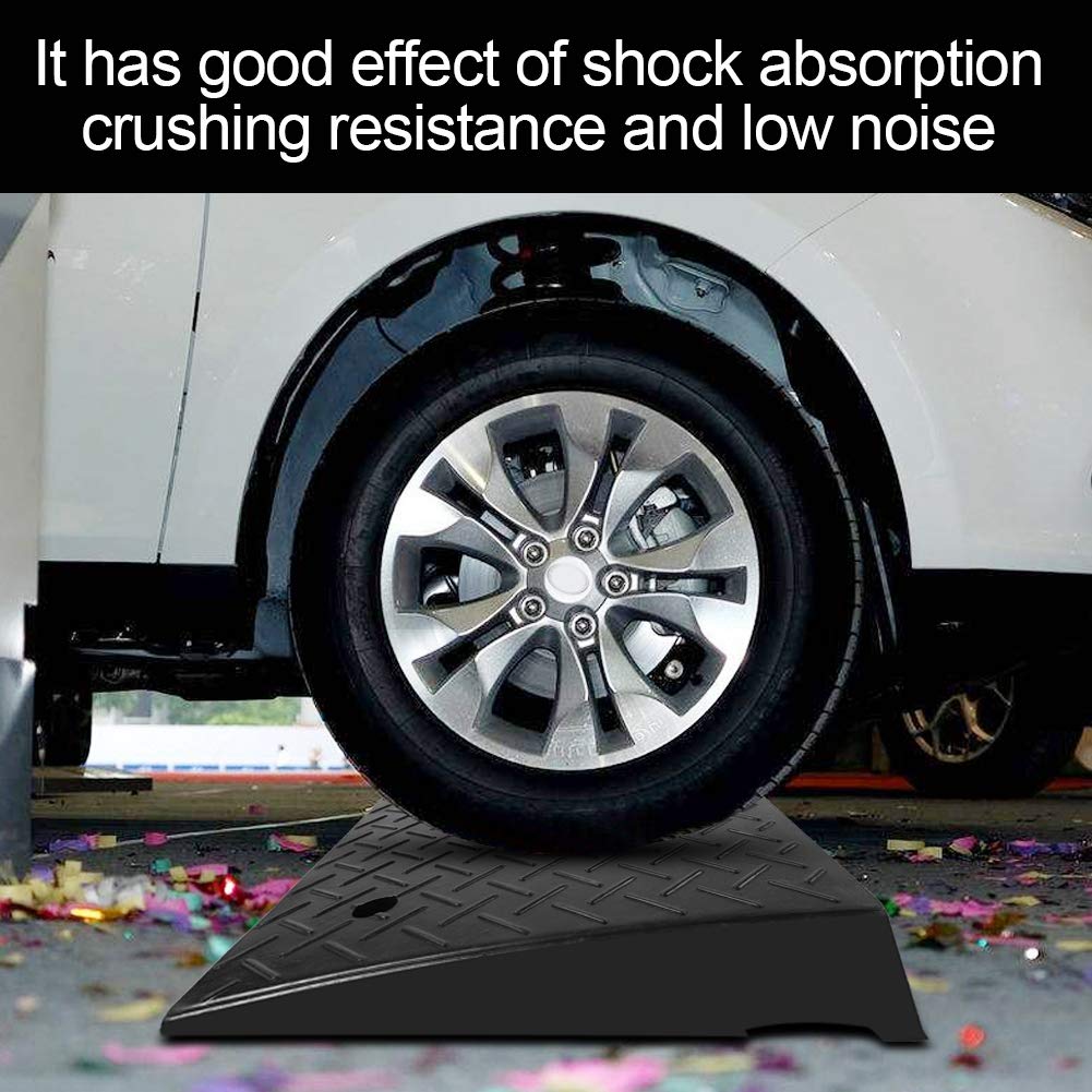 Heavy Duty Rubber Curb Ramps 2 Pack - 19.17
