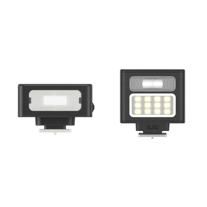Ulanzi SL02 & SL01 Spark Lite Camera Flash Light - Professional LED Video Light for DSLR, Mirrorless, Smartphone - Perfect for YouTube, Vlogging, Photography & Studio Lighting
