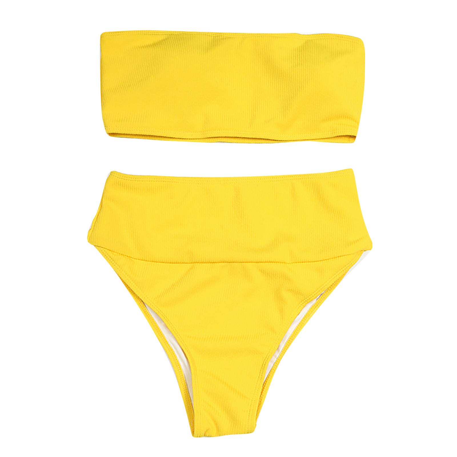 Women's Mastectomy Swimsuits with Pockets - Post-Surgery Sexy Tube Bikini Top with Adjustable Straps | Perfect for Beach, Pool & Water Activities