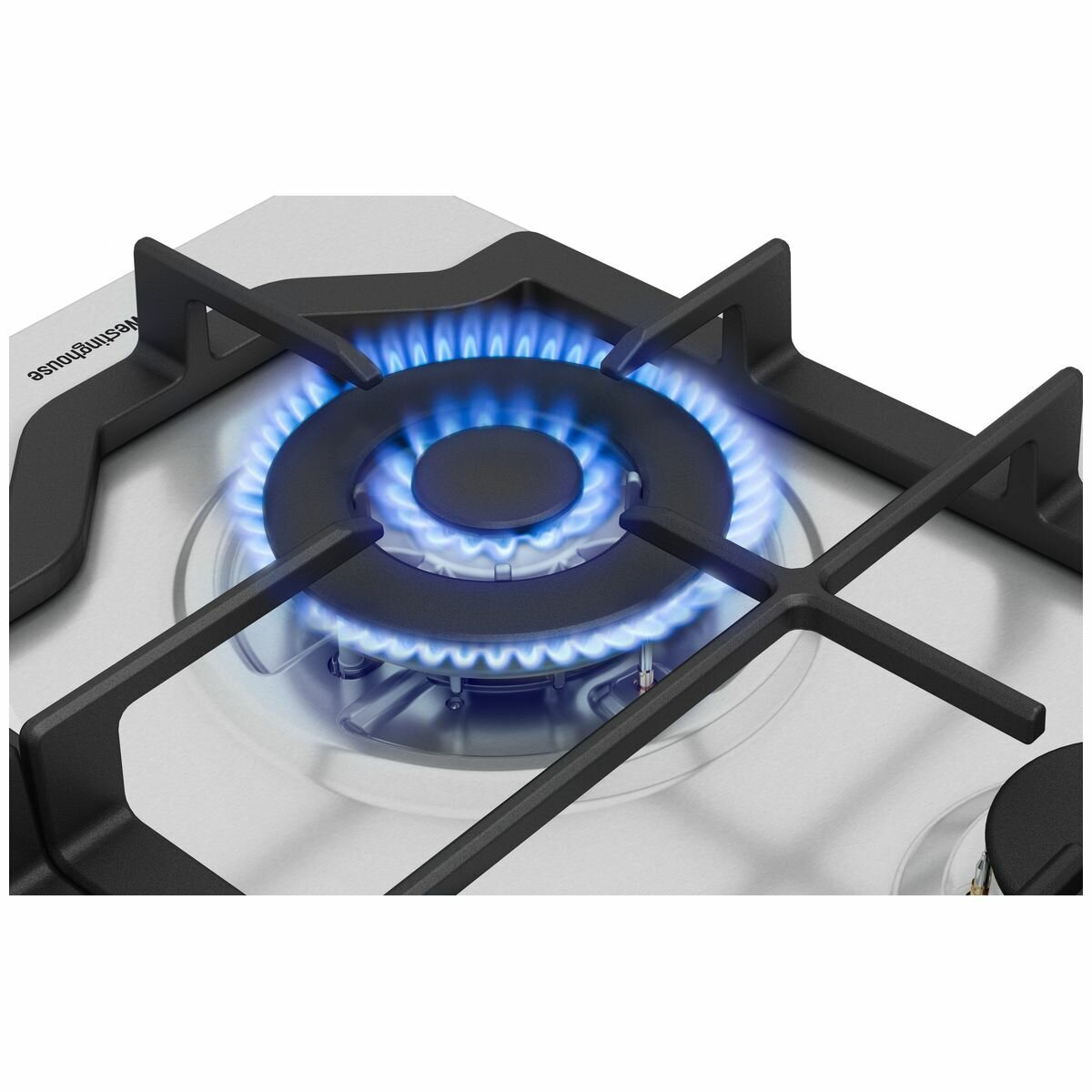 Westinghouse WHG644SC 60cm 4 Burner Natural Gas Cooktop - Premium Stainless Steel Gas Stove for Modern Kitchens | Perfect for Home Cooking, Baking & Entertaining