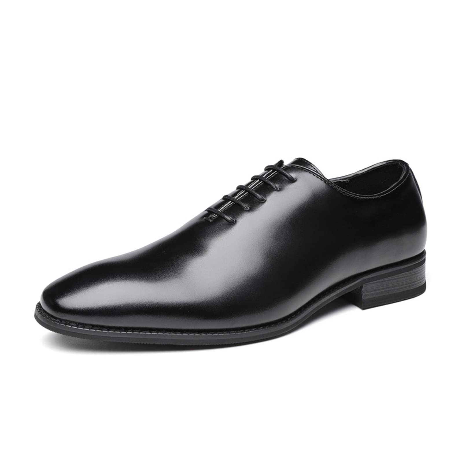 YHFKSIW Men's Genuine Leather Oxford Dress Shoes - Vintage Business Lace-Up Formal Shoes for Office, Wedding & Casual Wear | Premium Designer Footwear for Professional & Special Occasions