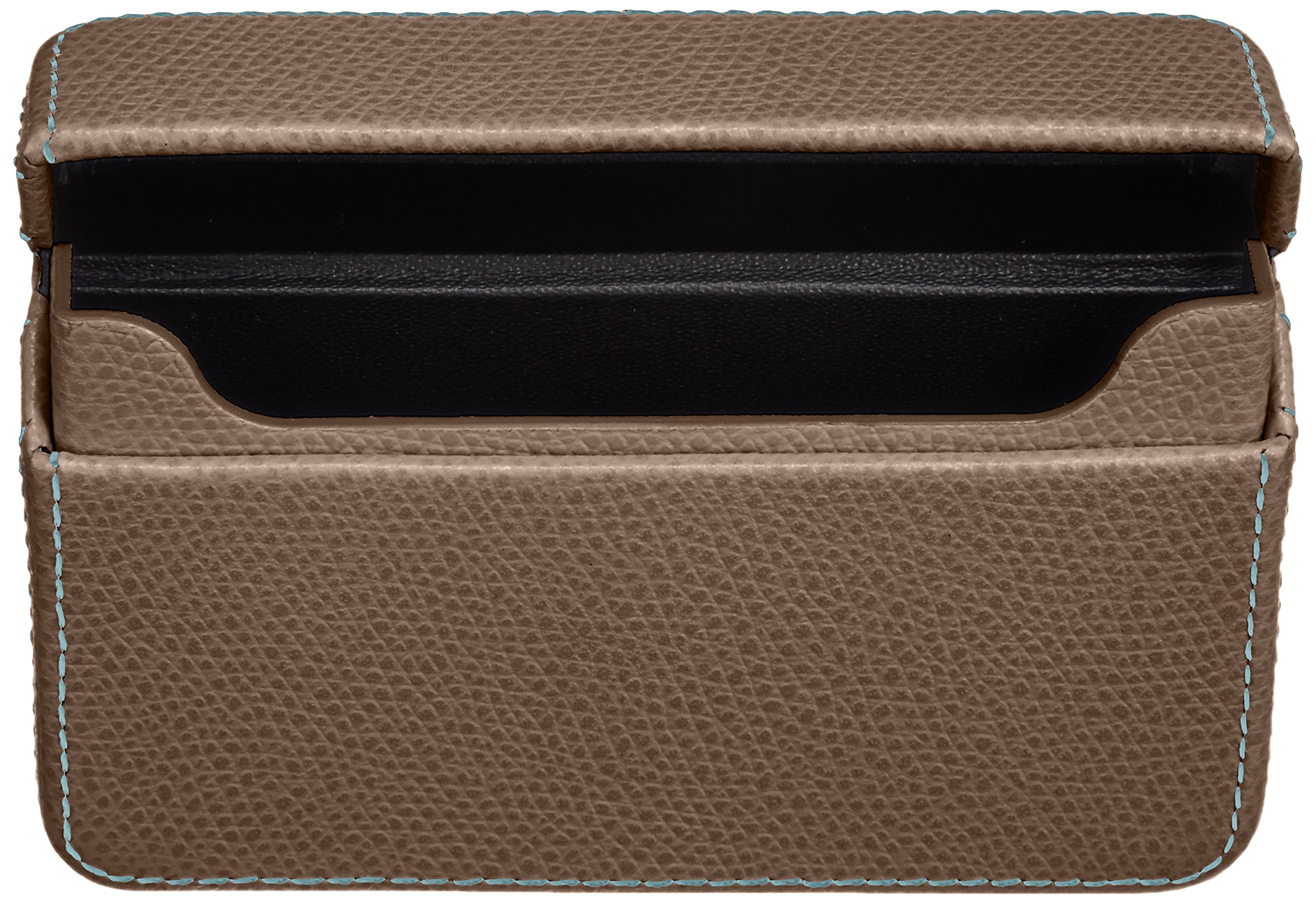 ITOYA Premium Leather Card Holder - Slim RFID Blocking Wallet for Men & Women - Perfect for Business, Travel & Everyday Use (Brown)