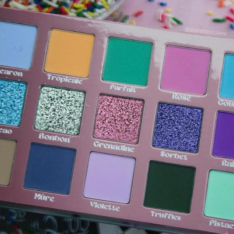 Gourmet Eyeshadow Palette - 12 Highly Pigmented Matte & Shimmer Shades for Professional Makeup | Perfect for Day to Night Looks, Bridal & Party Makeup