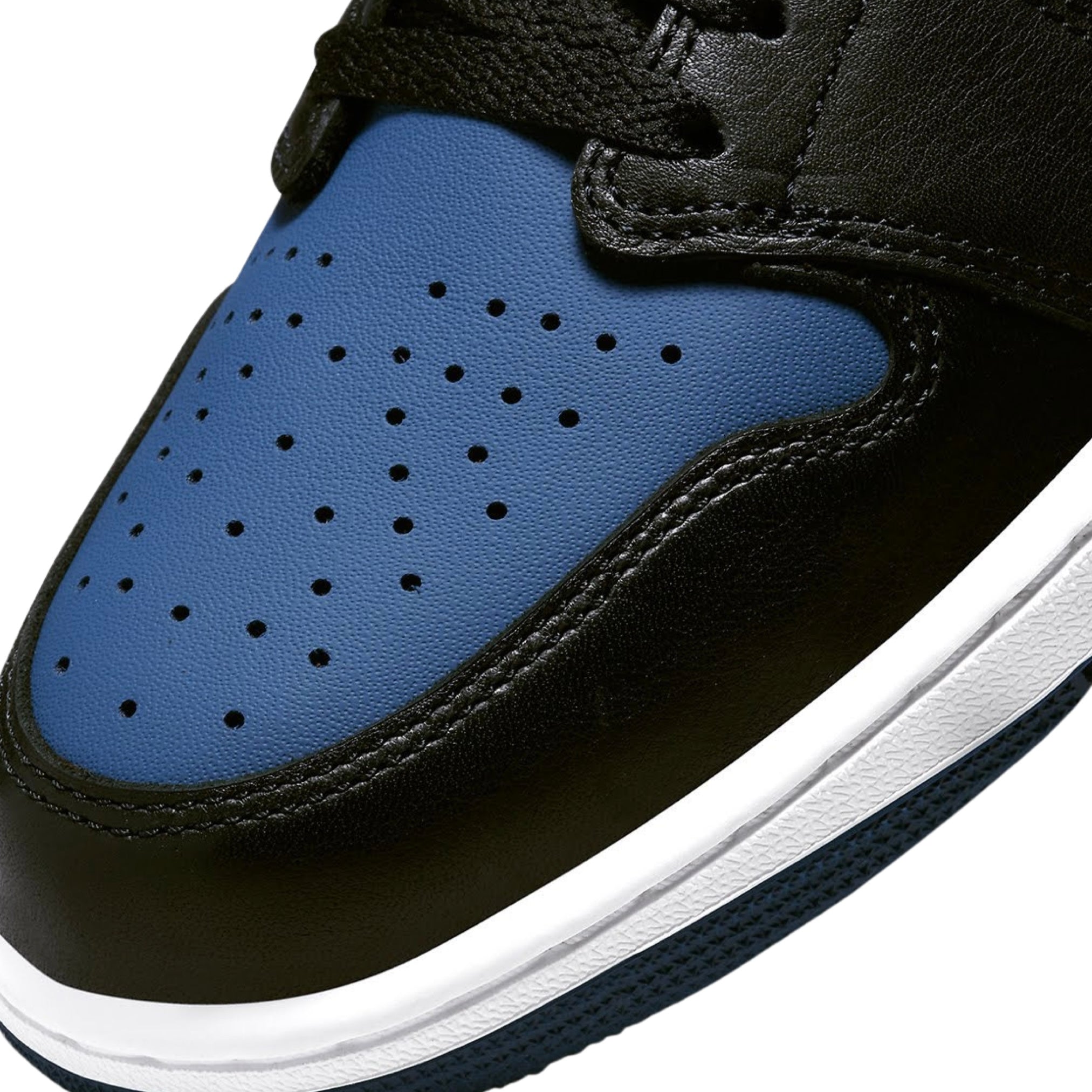Air Jordan 1 Low OG Sneakers - Mystic Navy, Black & White Colorway - Men's Basketball Shoes for Casual Wear & Street Style