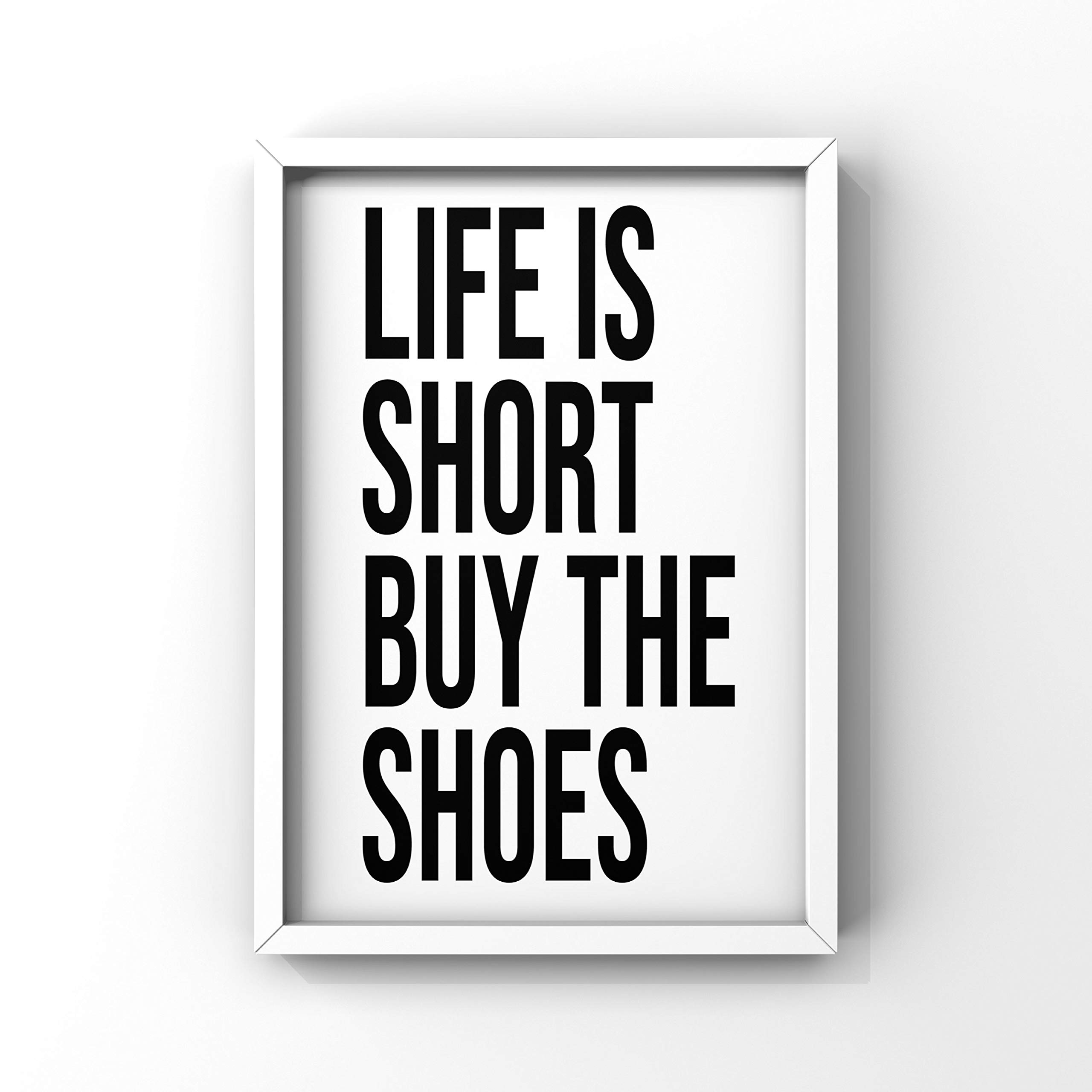 Trending Fashion Wall Art Prints - Prada Marfa & Quote Decor for Bedroom, Best Friend Gift - Perfect for Home Decor, Living Room & Office Wall Art - 