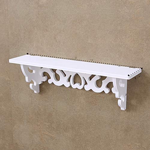 XJJZS Wall Mounted Storage Shelf - Space Saving Organizer for Bedroom, Kitchen, Bathroom - Creative Home Decor (46CM) - Perfect for Small Spaces & Clutter Control