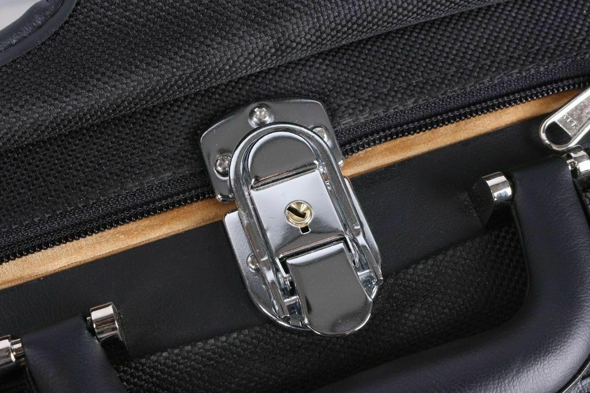 Adjustable Double Violin & Viola Case - Hard Shell Backpack with 4 Bow Holders & 2 Back Straps - Fits 2 Violins or 1 Violin & 1 Viola - Perfect for Music Students, Travel & Orchestra Performances