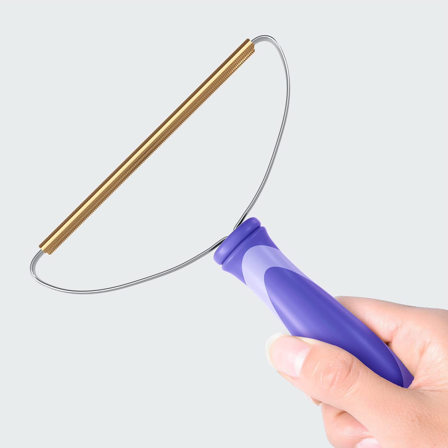 Pet Hair Remover for Dogs & Cats - 2 Pack Purple Lint Cleaner Pro, Fur Removal Tool & Portable Carpet Scraper - Effective Fuzz Rollers for Hairball Removal on Carpets, Car Mats, Couches, Pet Beds, Furniture & Rugs - Perfect for Pet Owners & Home Cleaning